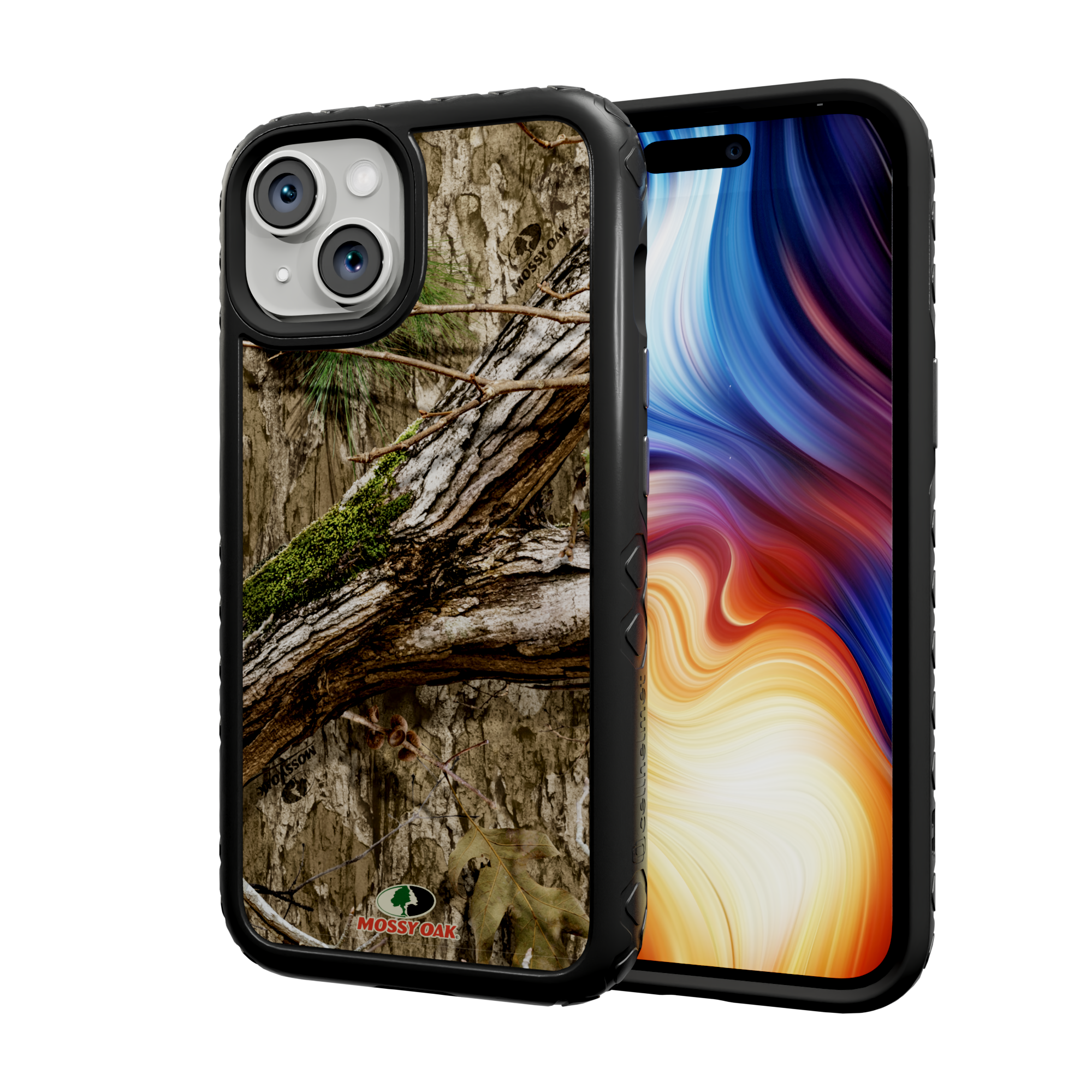 Mossy Oak Protective Case for Apple iPhone 13 Mini - Country DNA Onyx Black