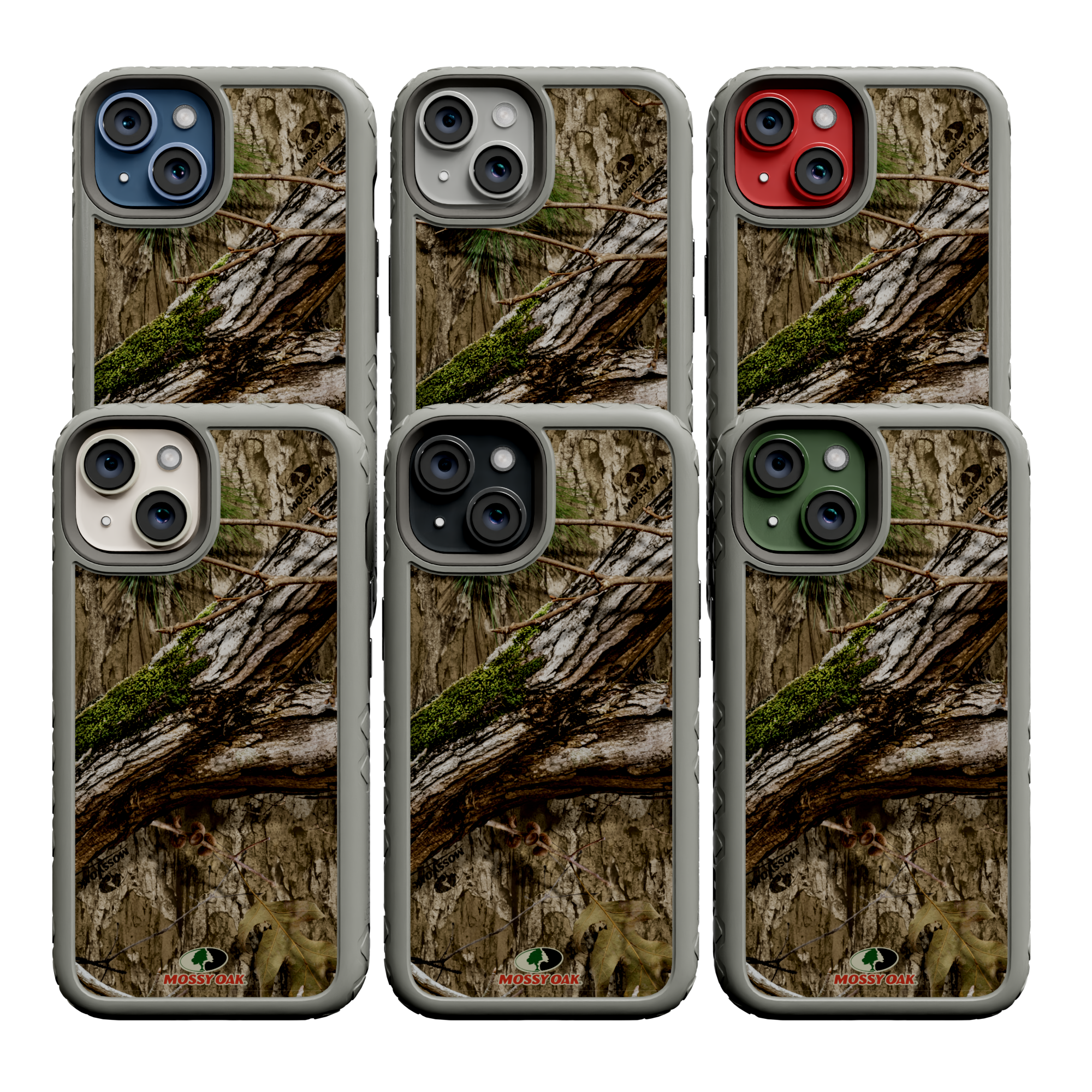 Mossy Oak Protective Case for Apple iPhone 13 - Country DNA Gray