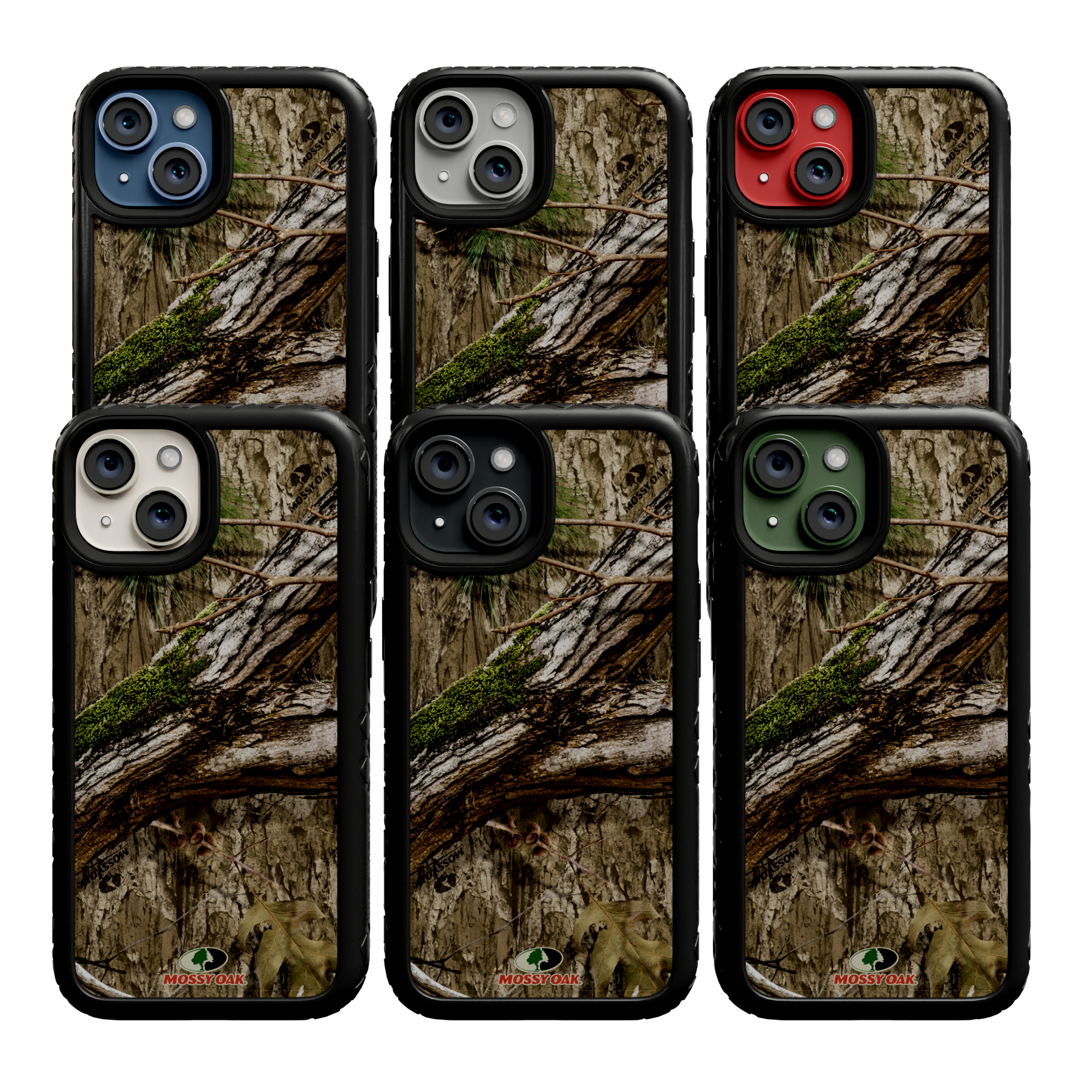 Mossy Oak Protective Case for Apple iPhone 13 - Country DNA Onyx Black