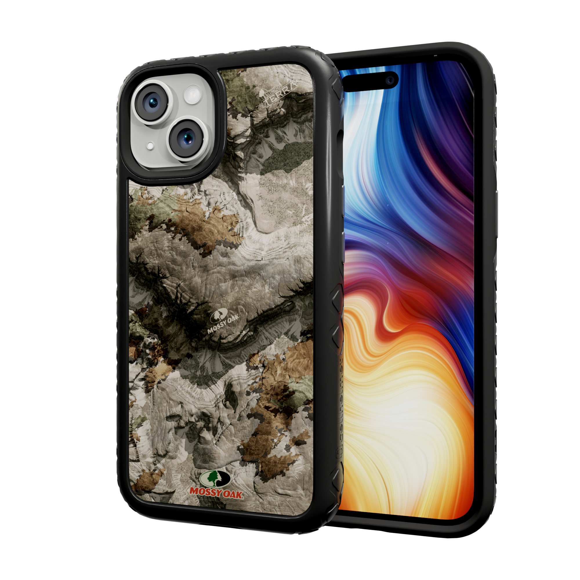 Mossy Oak Fortitude Series for Apple iPhone 13 - Terra Gila Onyx Black