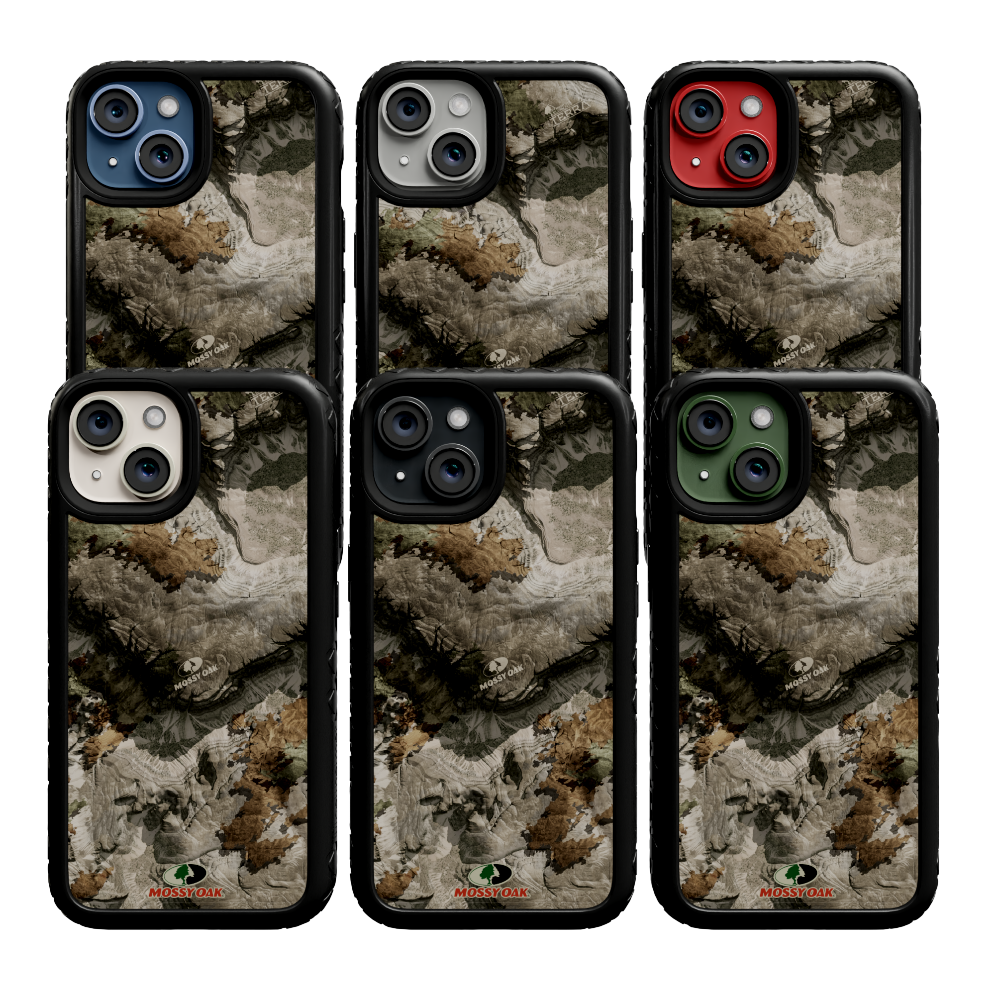 Mossy Oak Fortitude Series for Apple iPhone 13 - Terra Gila Onyx Black