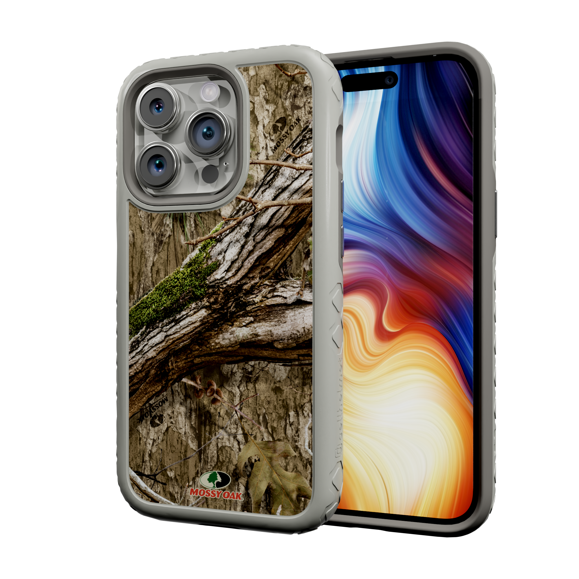 Mossy Oak Protective Case for Apple iPhone 13 Pro - Country DNA Gray