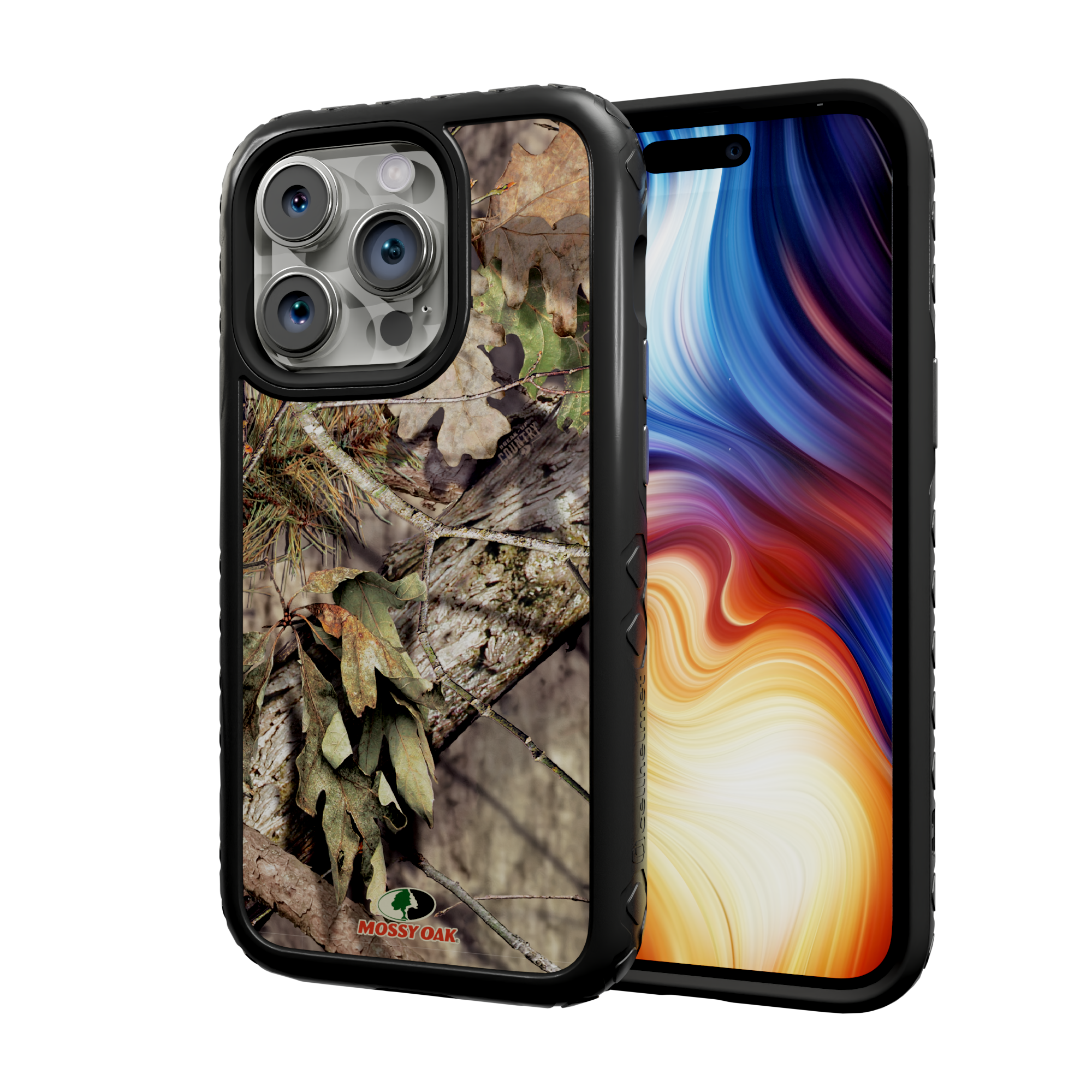 Mossy Oak Protective Case for Apple iPhone 13 Pro - Breakup Country Onyx Black