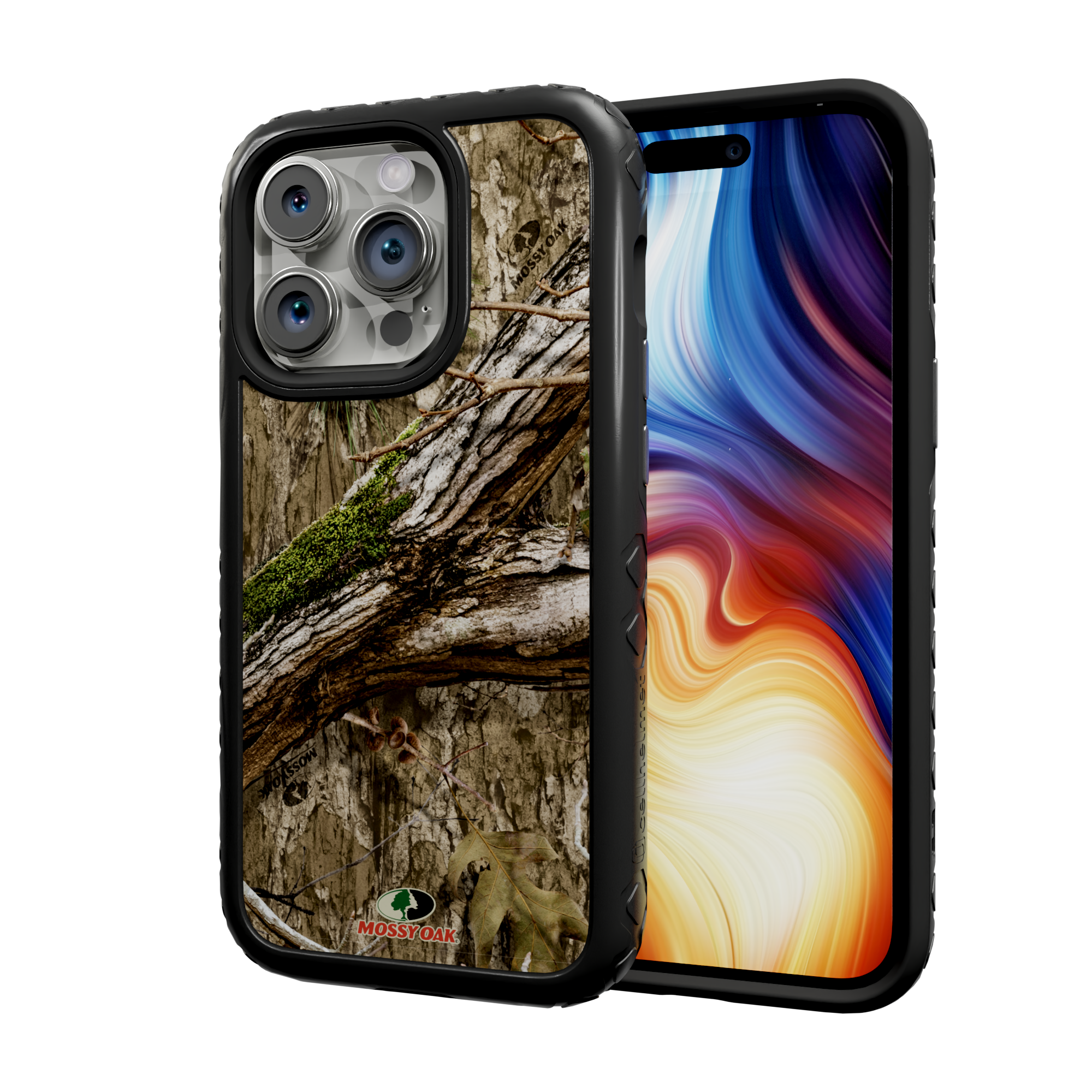 Mossy Oak Protective Case for Apple iPhone 13 Pro - Country DNA Onyx Black