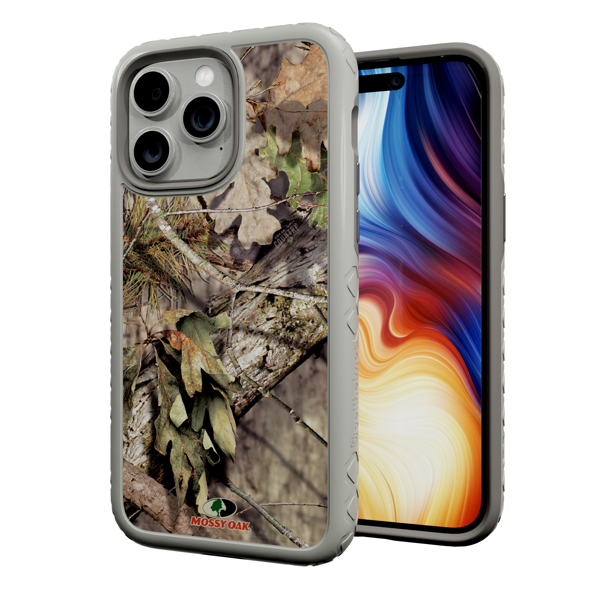 Mossy Oak Protective Case for Apple iPhone 13 Pro Max - Breakup Country Gray