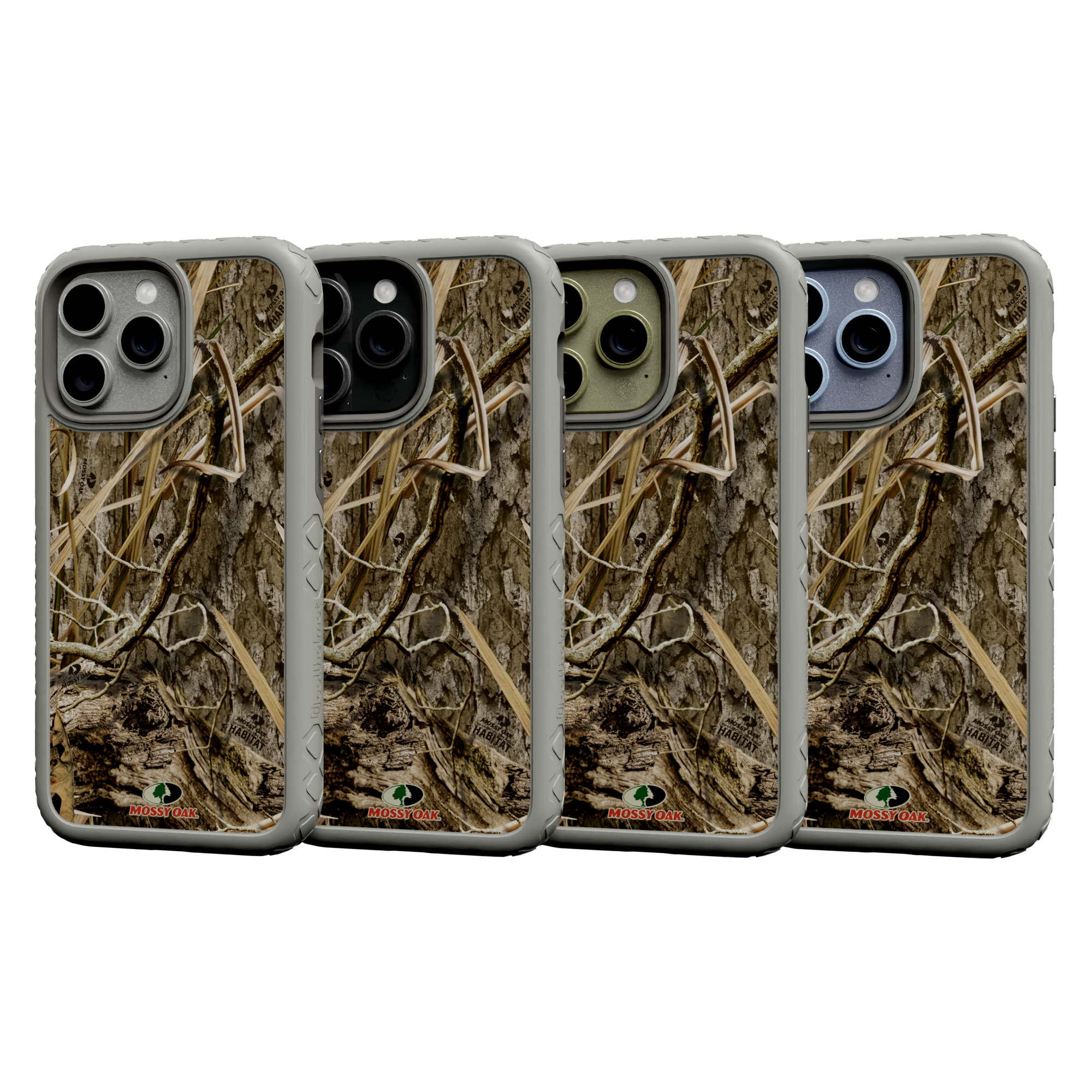 Mossy Oak Protective Case for Apple iPhone 13 Pro Max - Shadow Grass Gray
