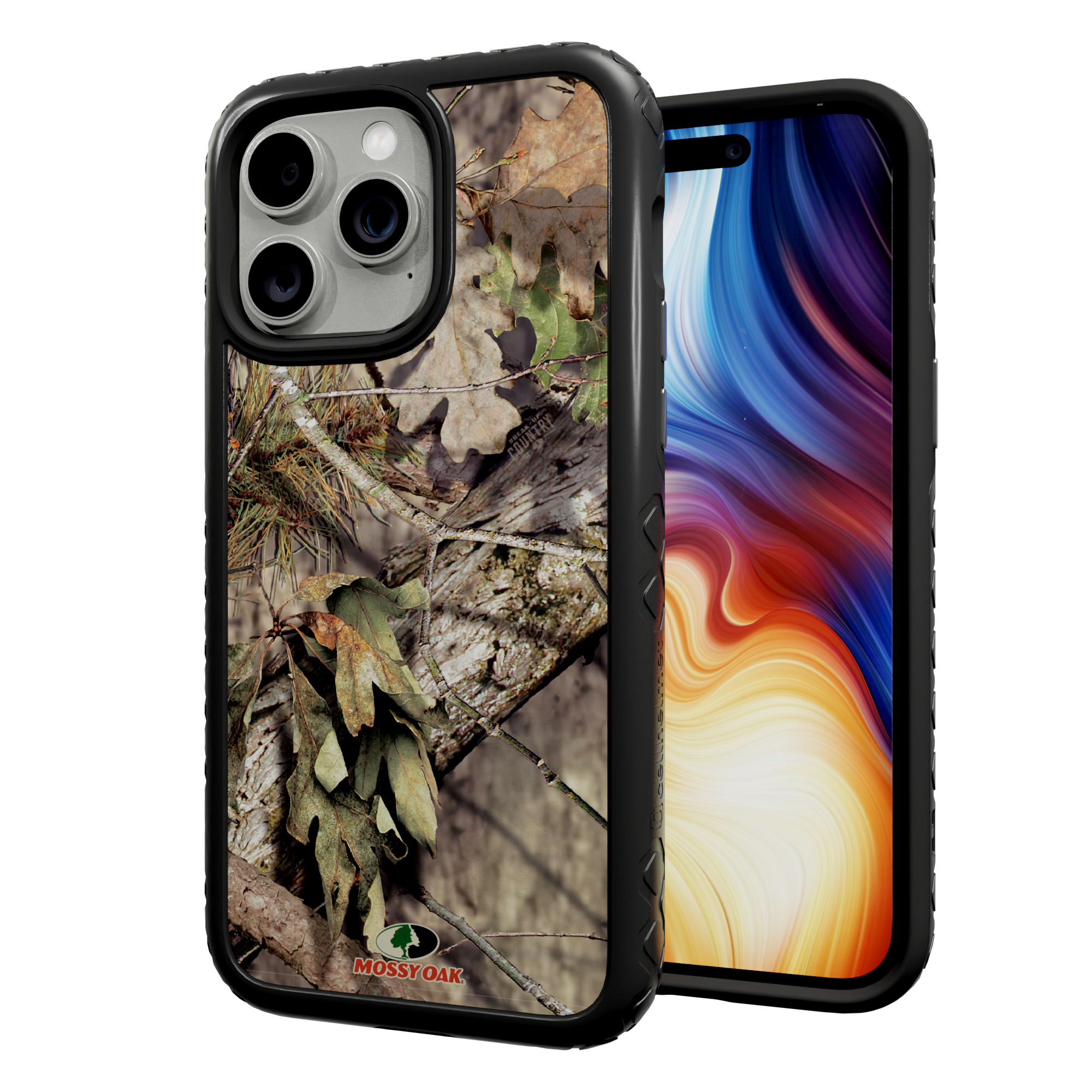 Mossy Oak Protective Case for Apple iPhone 13 Pro Max - Breakup Country Onyx Black