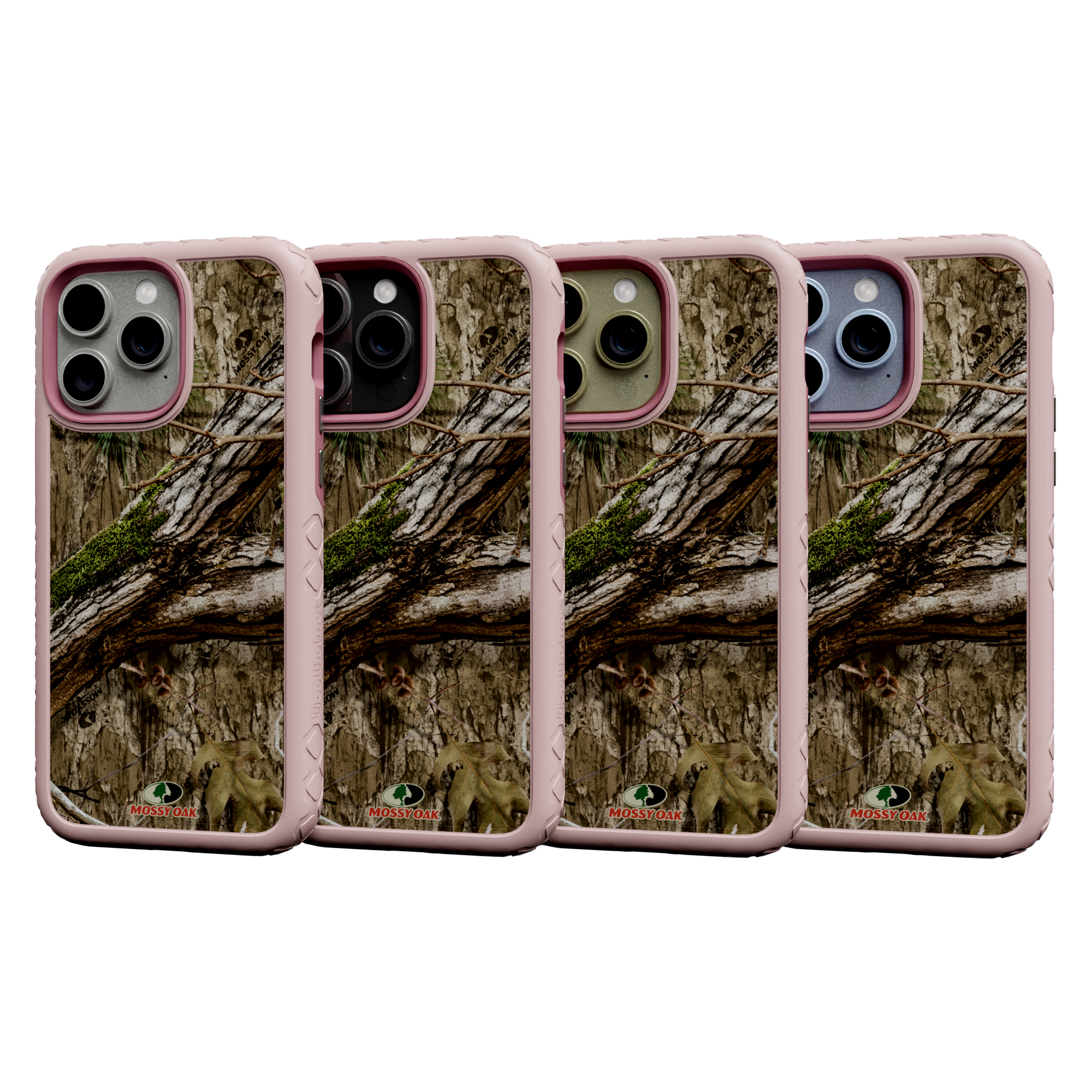 Mossy Oak Protective Case for Apple iPhone 13 Pro Max - Country DNA Pink Magnolia