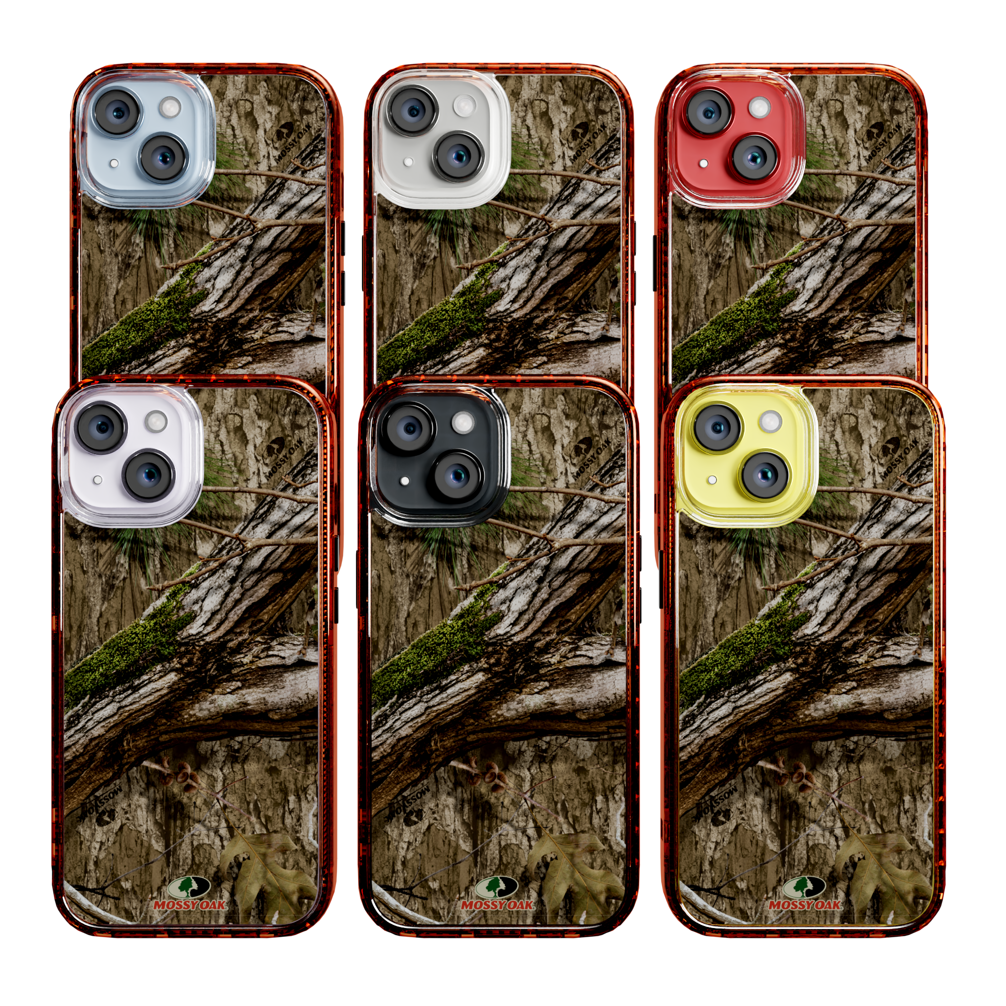 Mossy Oak Magnitude Series for Apple iPhone 14  - Country DNA Blaze Orange