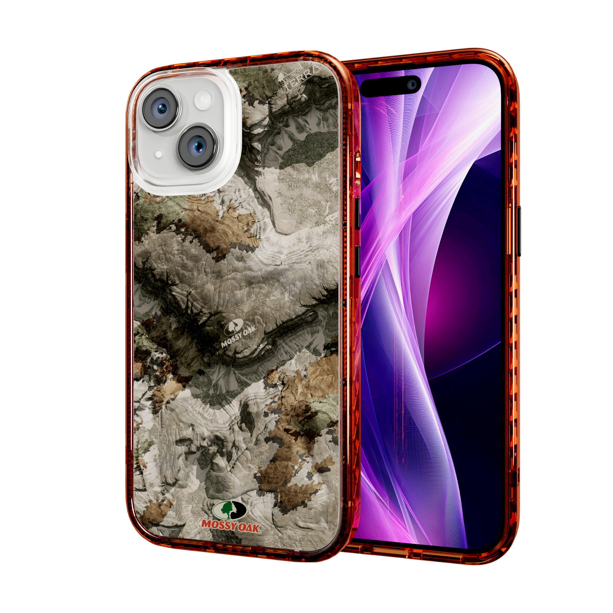 Mossy Oak Magnitude Series for Apple iPhone 14 - Terra Gila Blaze Orange