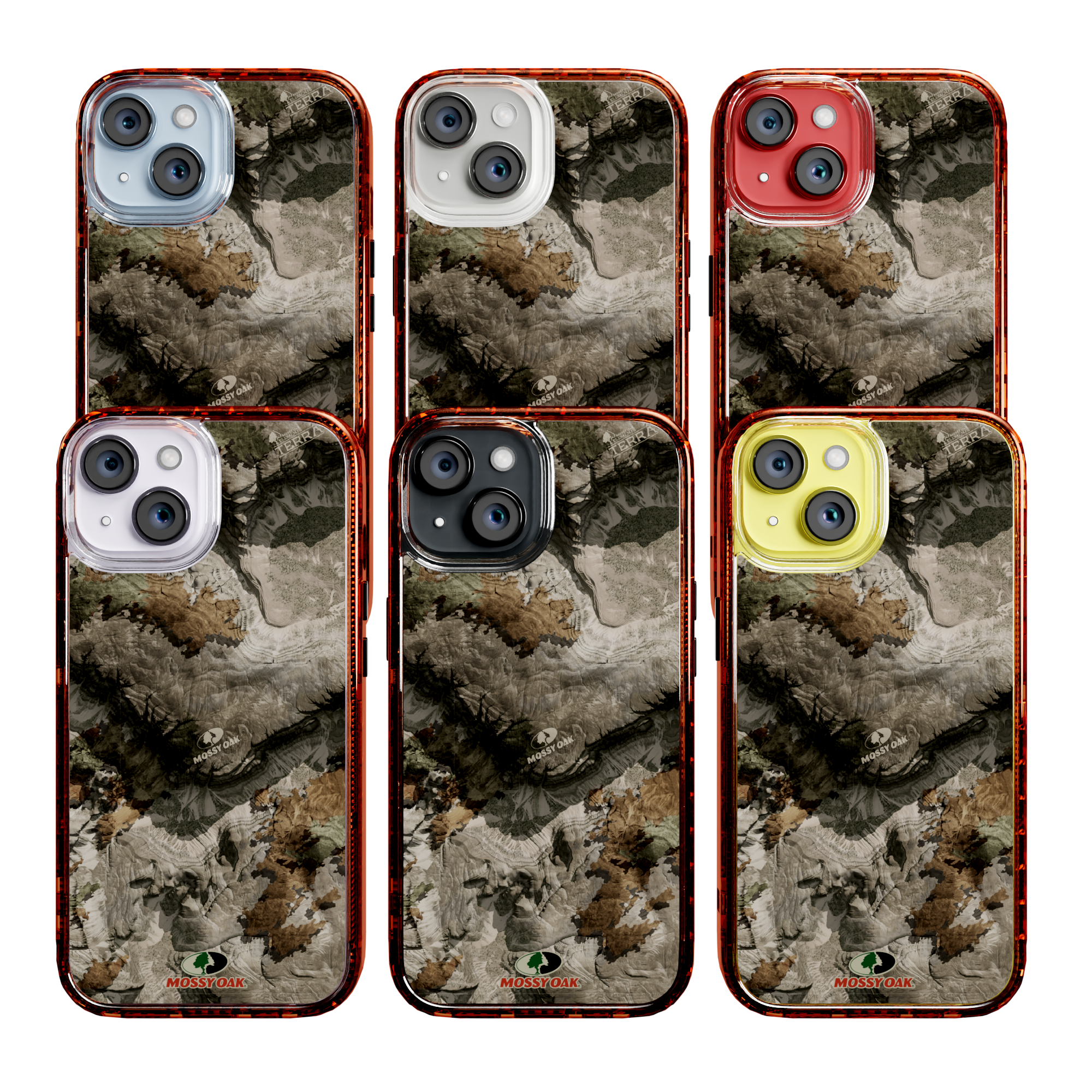 Mossy Oak Magnitude Series for Apple iPhone 14 - Terra Gila Blaze Orange