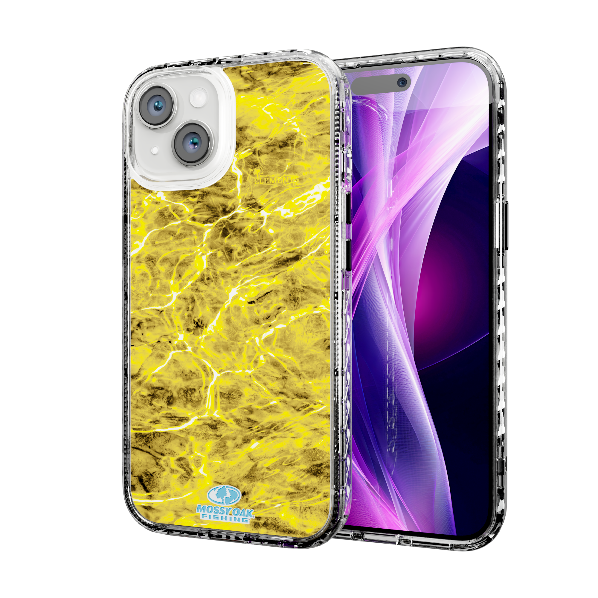 Mossy Oak Magnitude Series for Apple iPhone 14  - Agua Yellowfin Crystal Clear