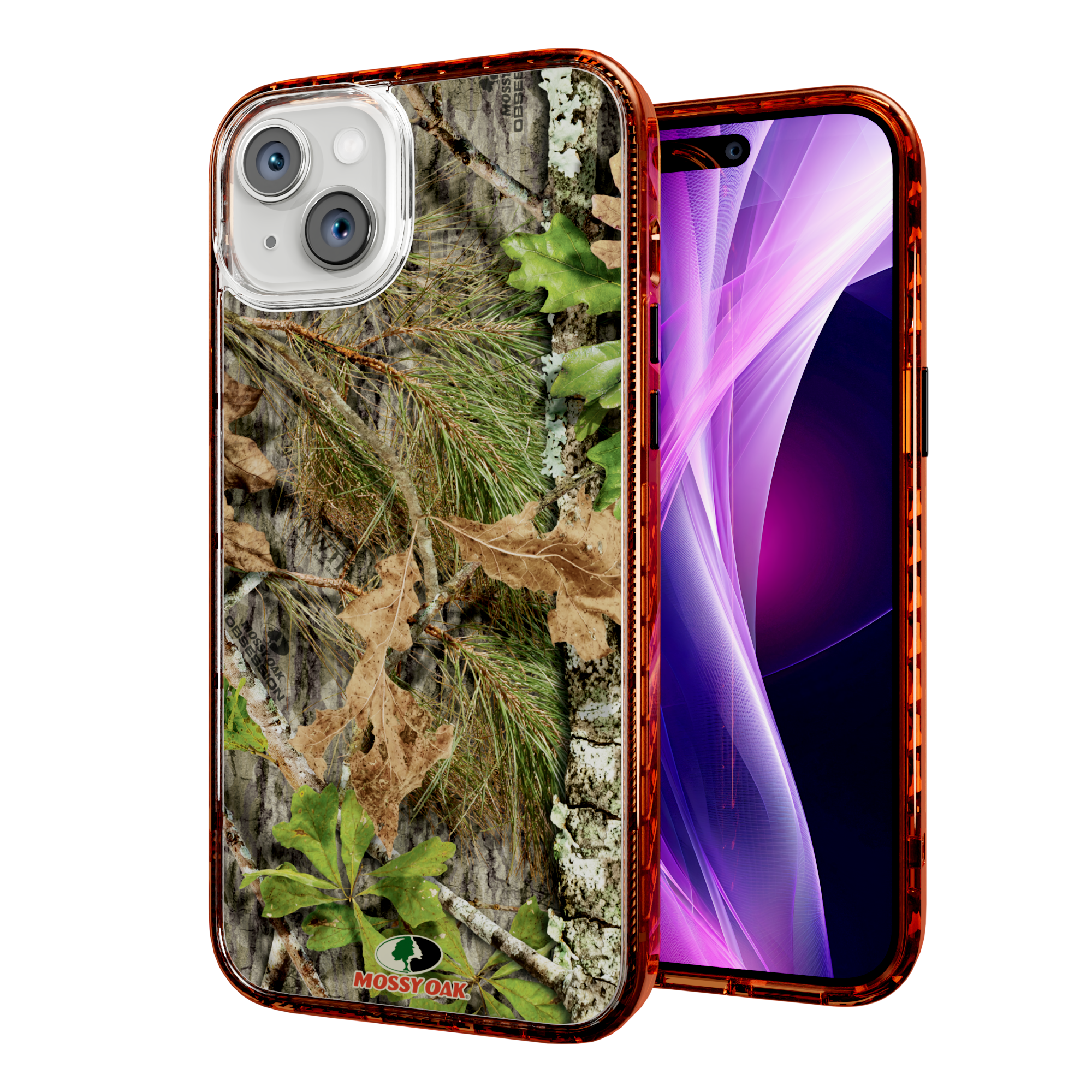 Mossy Oak Magnitude Series for Apple iPhone 14 Plus  - Obsession Blaze Orange