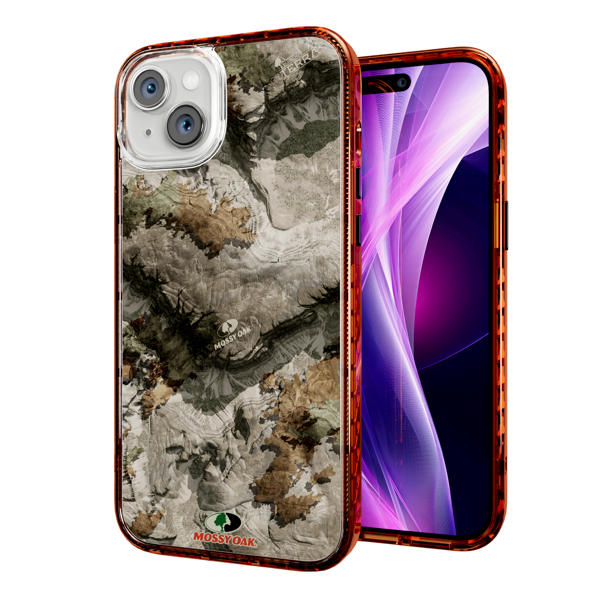 Mossy Oak Magnitude Series for Apple iPhone 14 Plus  - Terra Gila Blaze Orange