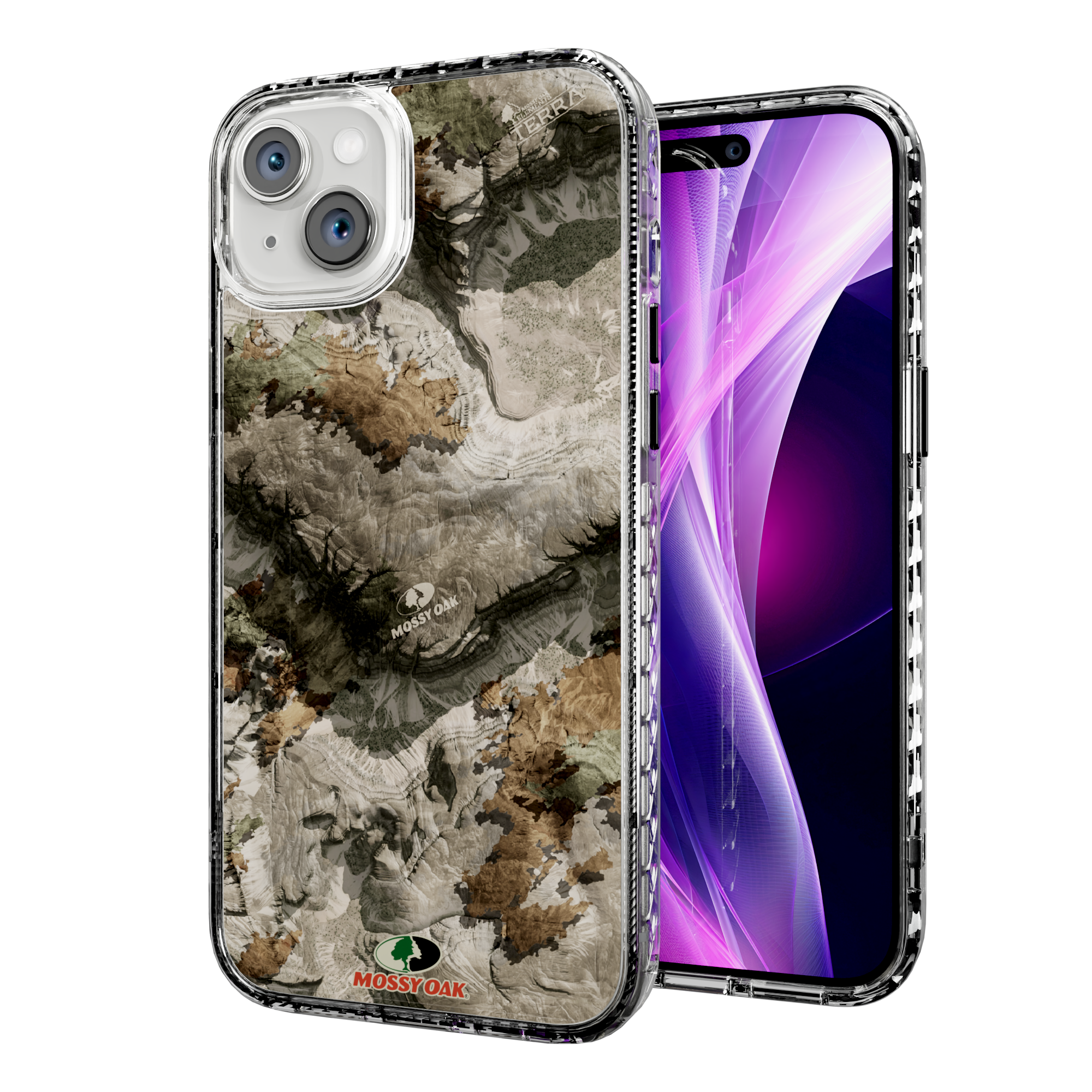 Mossy Oak Magnitude Series for Apple iPhone 14 Plus  - Terra Gila Crystal Clear