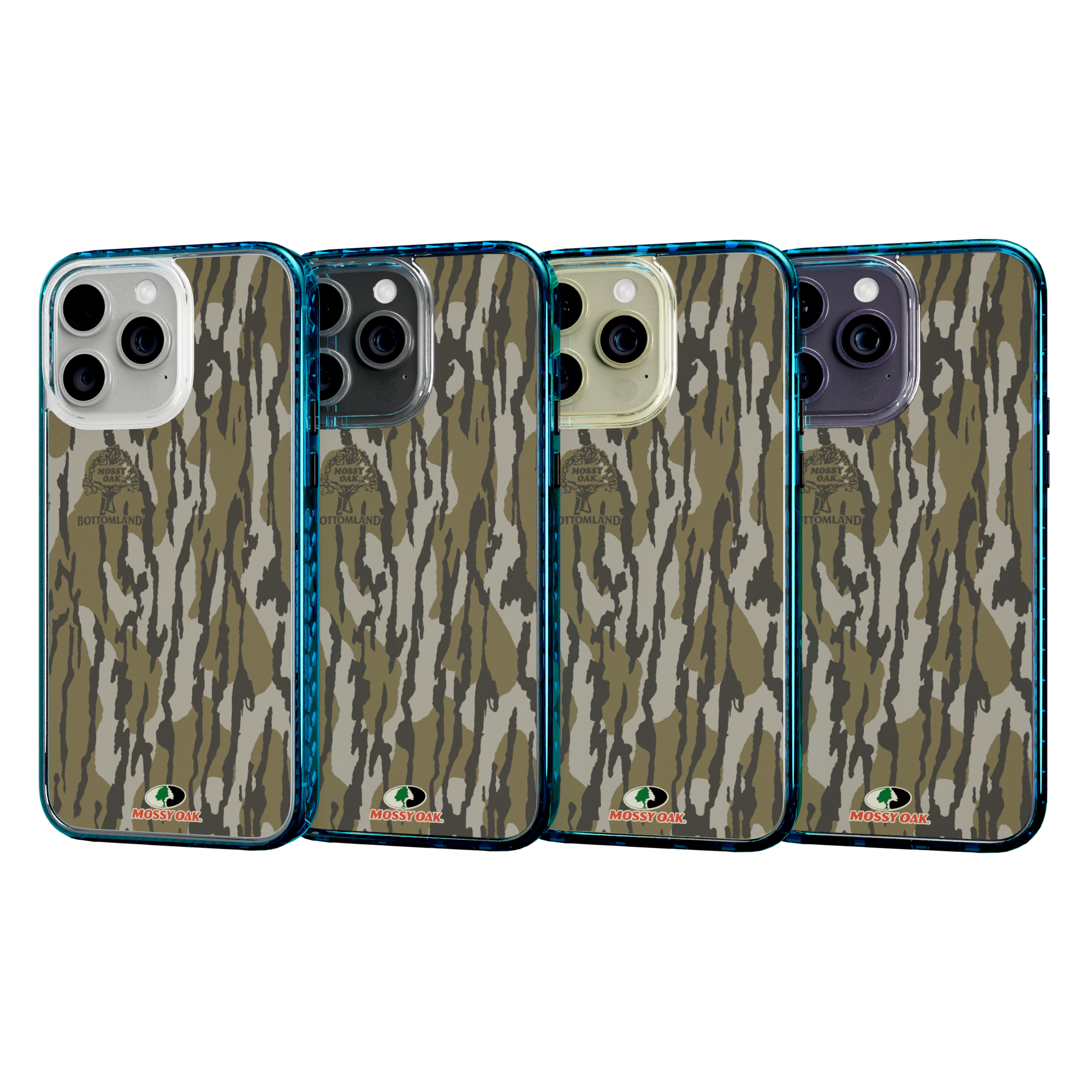 Mossy Oak Magnitude Series for Apple iPhone 14 Pro Max - Bottomland Orig Deep Sea Blue