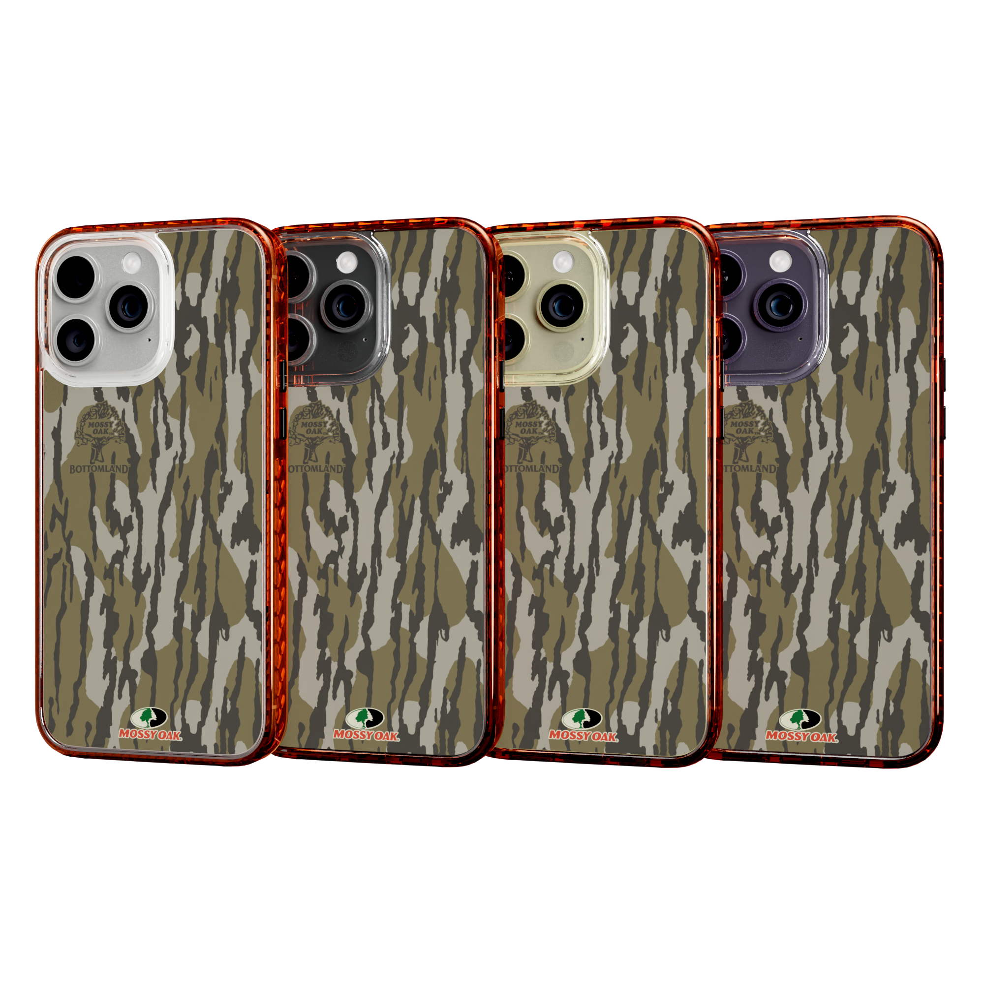 Mossy Oak Magnitude Series for Apple iPhone 14 Pro Max - Bottomland Orig Blaze Orange