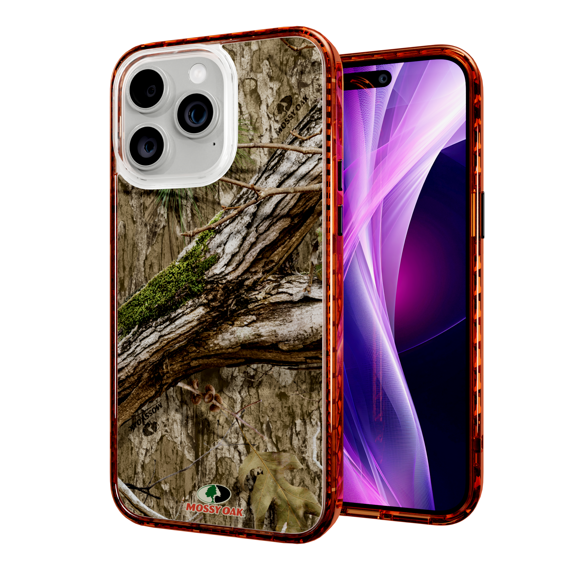 Mossy Oak Magnitude Series for Apple iPhone 14 Pro Max - Country DNA Blaze Orange