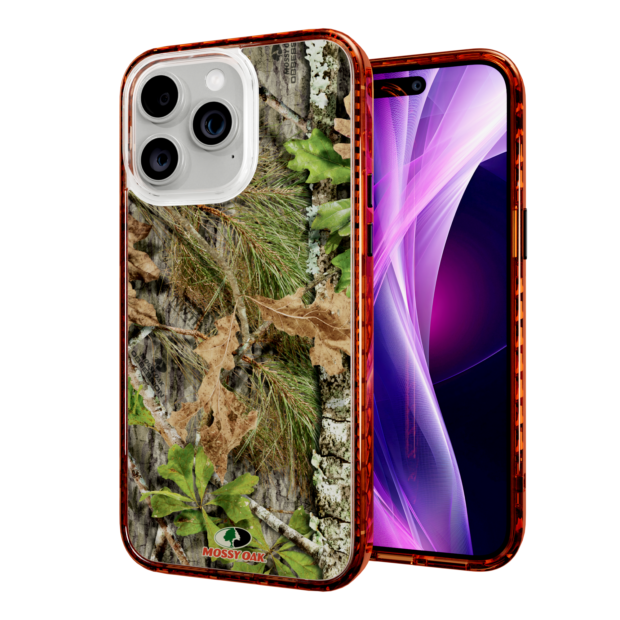 Mossy Oak Magnitude Series for Apple iPhone 14 Pro Max - Obsession Blaze Orange