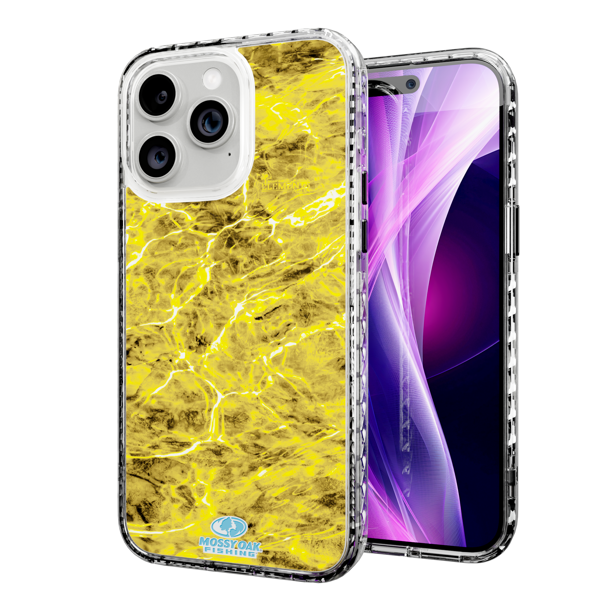 Mossy Oak Magnitude Series for Apple iPhone 14 Pro Max - Agua Yellowfin Crystal Clear