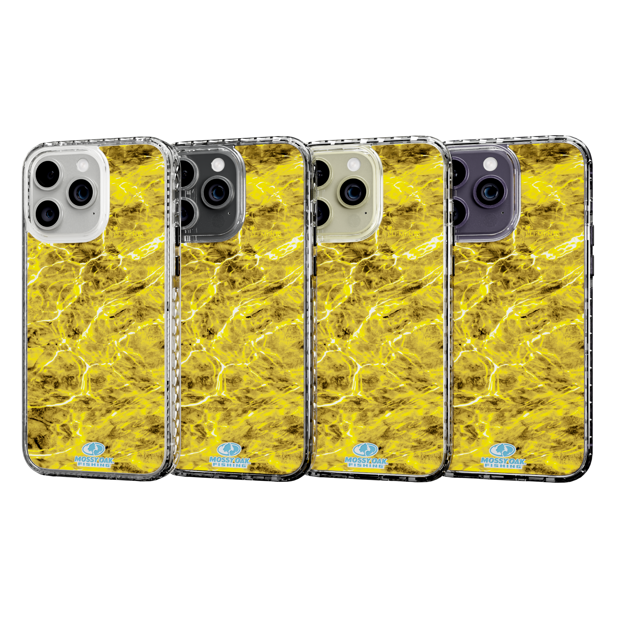 Mossy Oak Magnitude Series for Apple iPhone 14 Pro Max - Agua Yellowfin Crystal Clear
