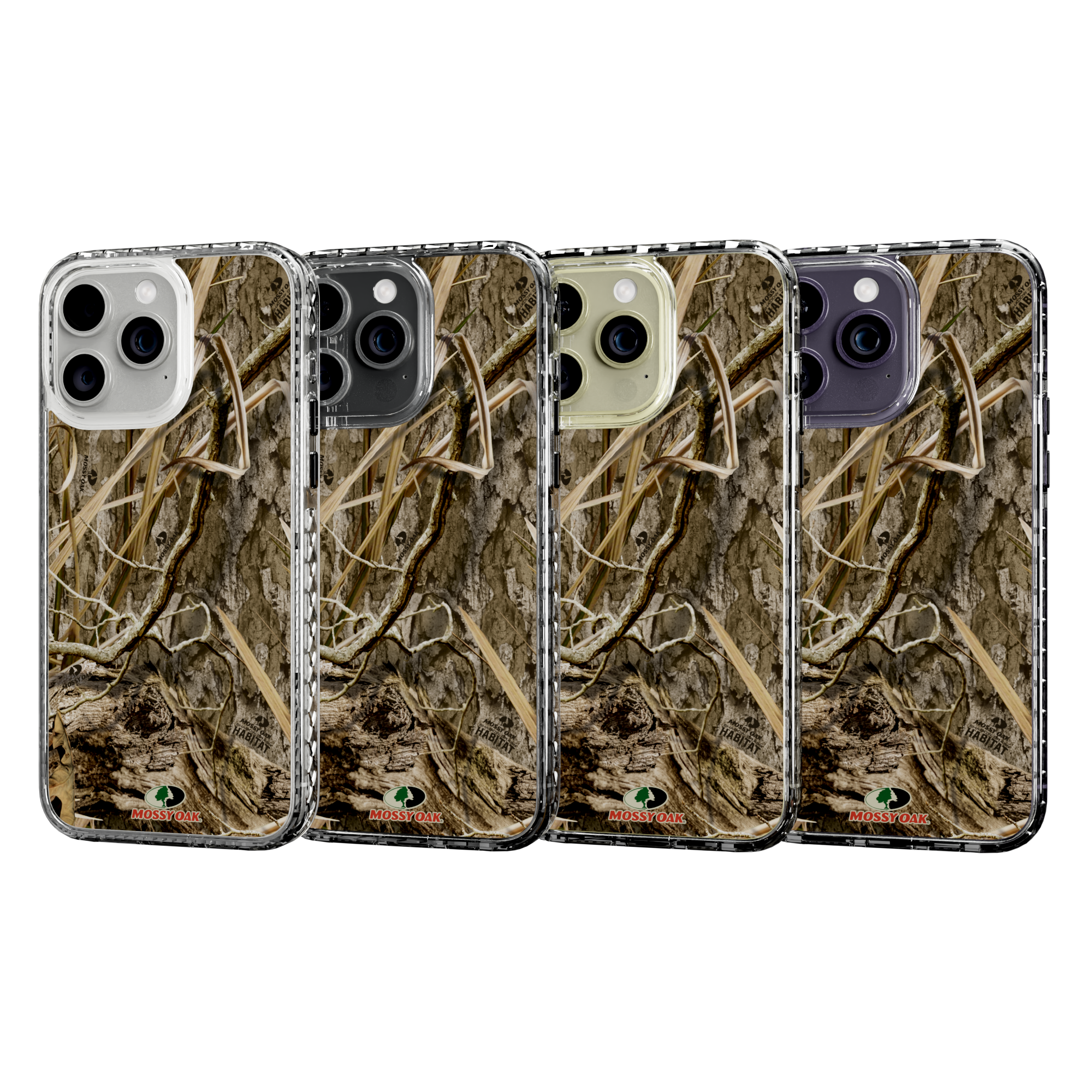 Mossy Oak Magnitude Series for Apple iPhone 14 Pro Max - Shadow Grass Crystal Clear