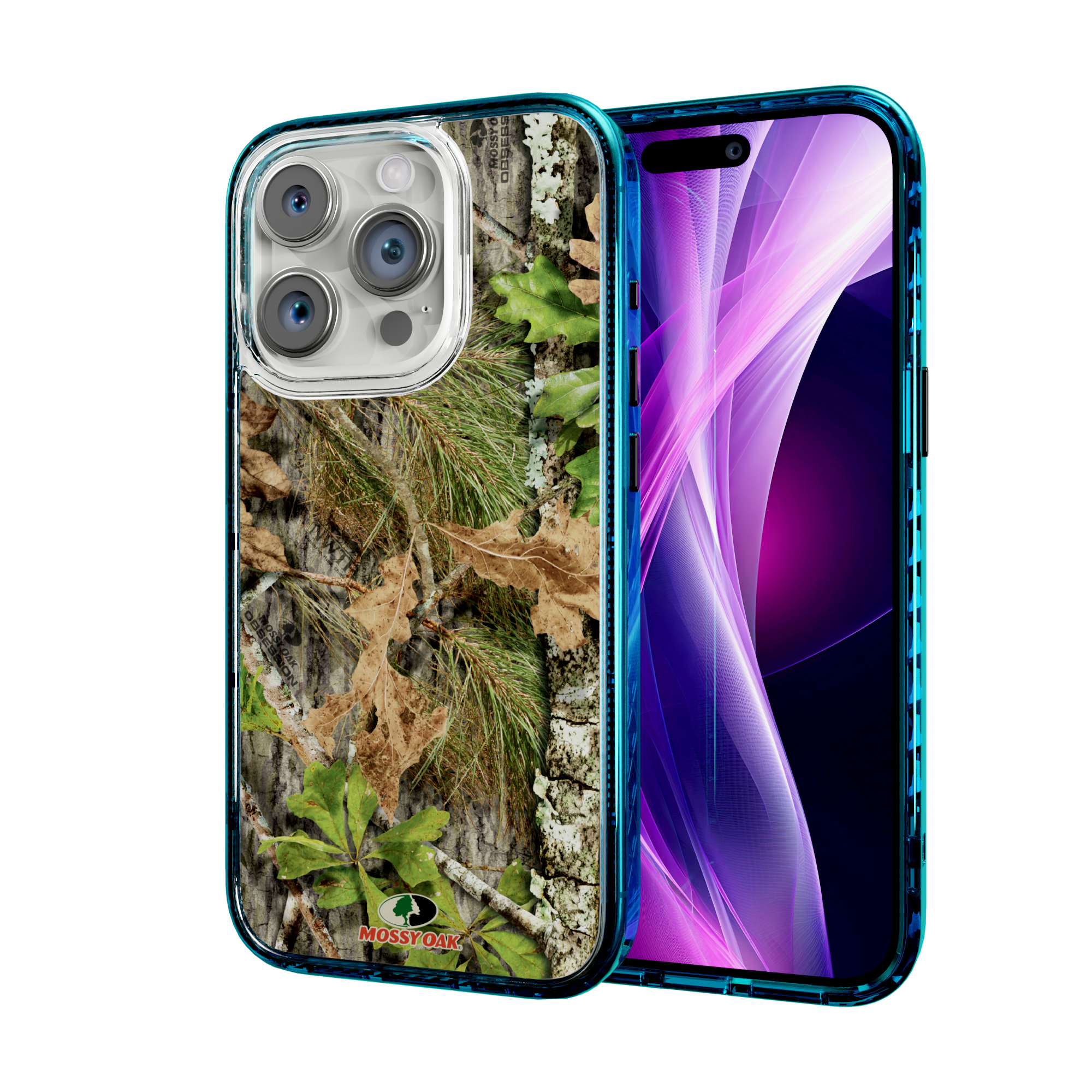 Mossy Oak Magnitude Series for Apple iPhone 14 Pro  - Obsession Deep Sea Blue