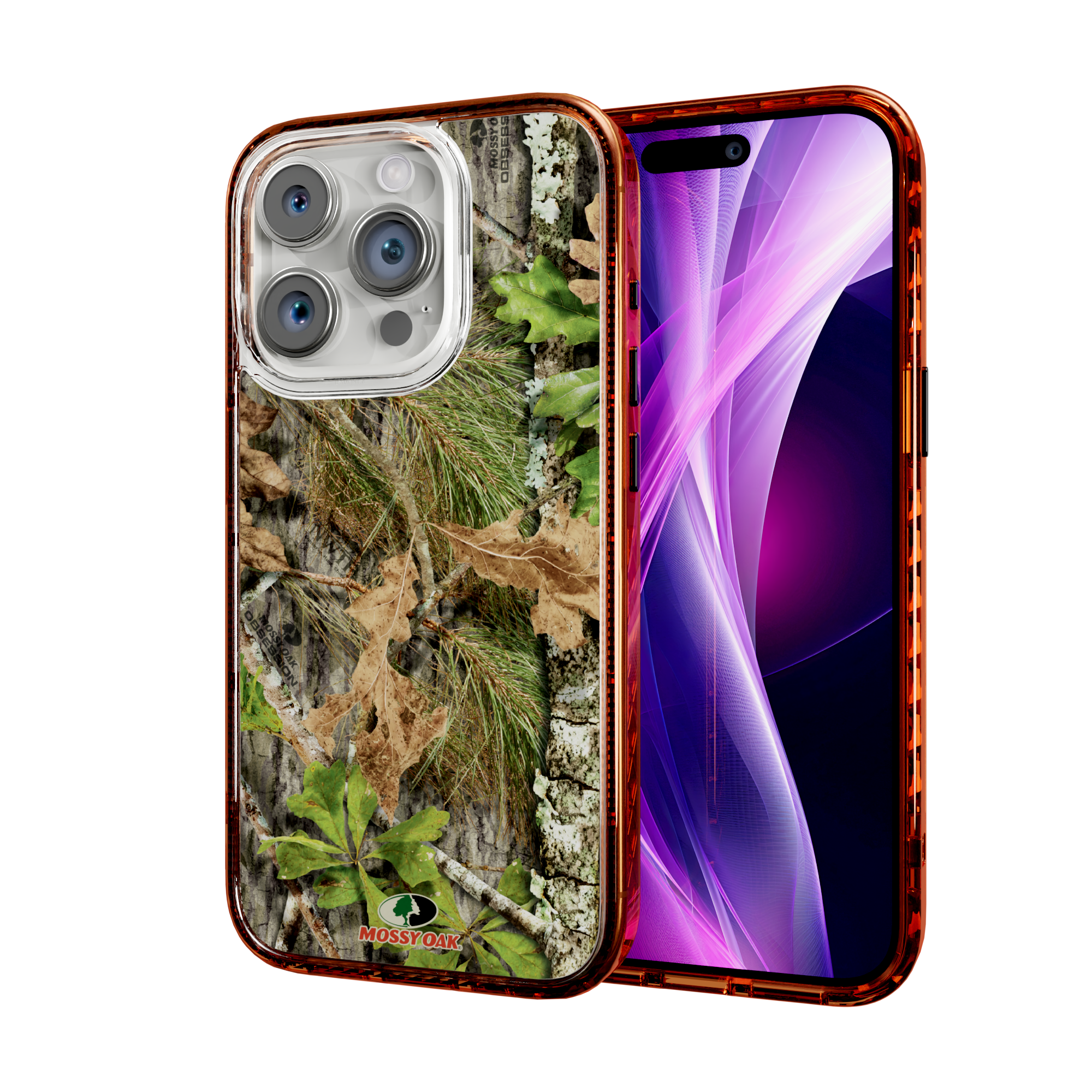Mossy Oak Magnitude Series for Apple iPhone 14 Pro  - Obsession Blaze Orange