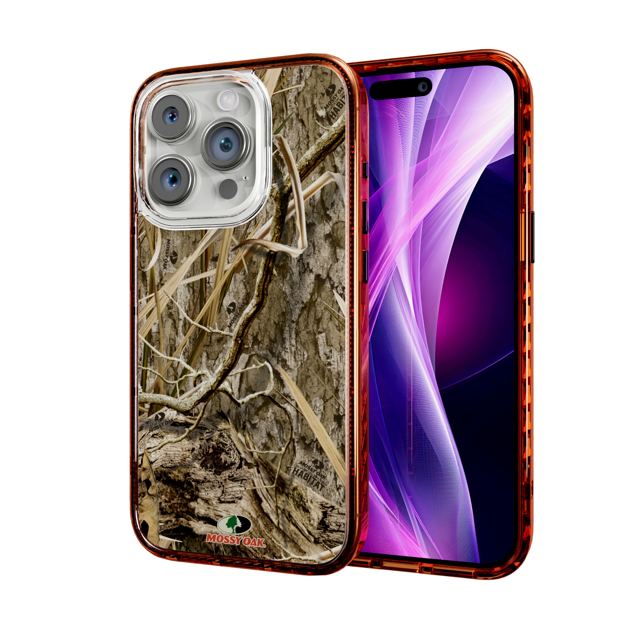 Mossy Oak Magnitude Series for Apple iPhone 14 Pro - Shadow Grass Blaze Orange