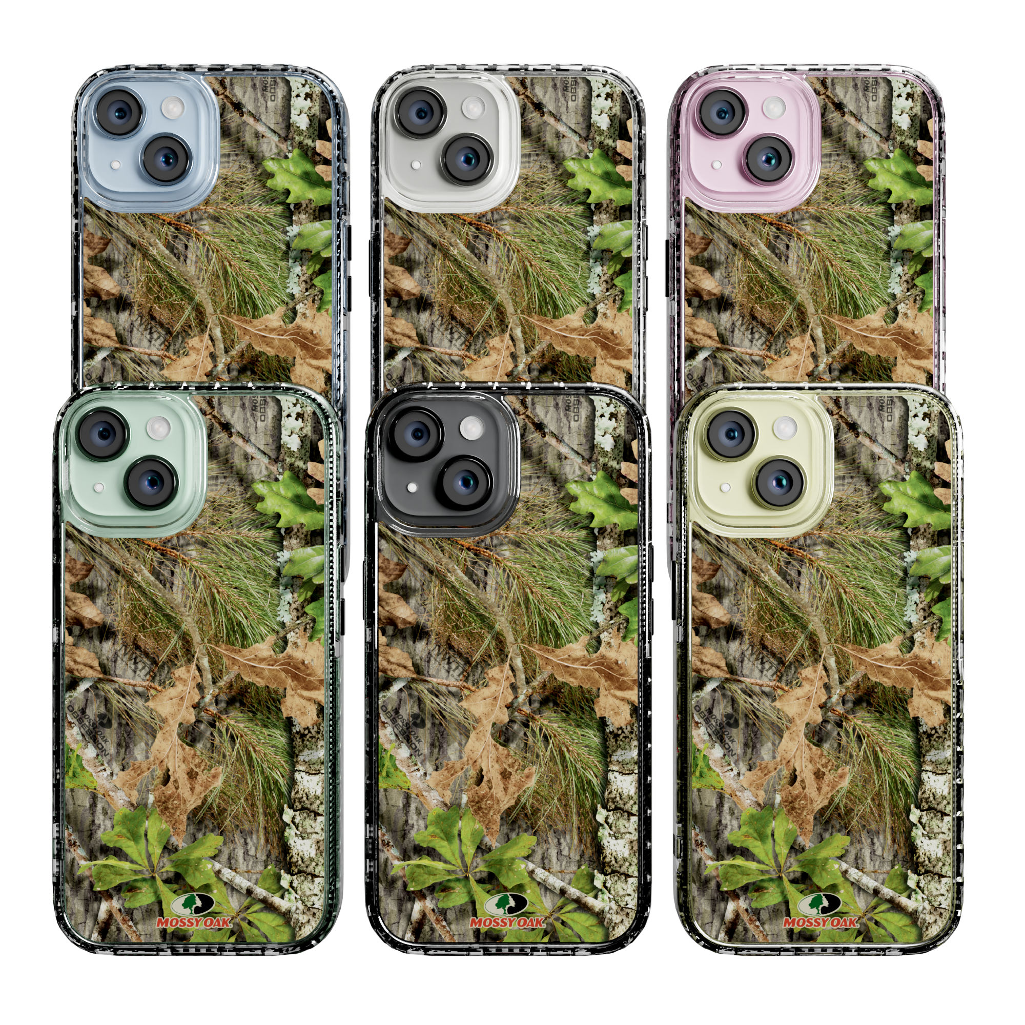 Mossy Oak Magnitude Series for Apple iPhone 15 - Obsession Crystal Clear