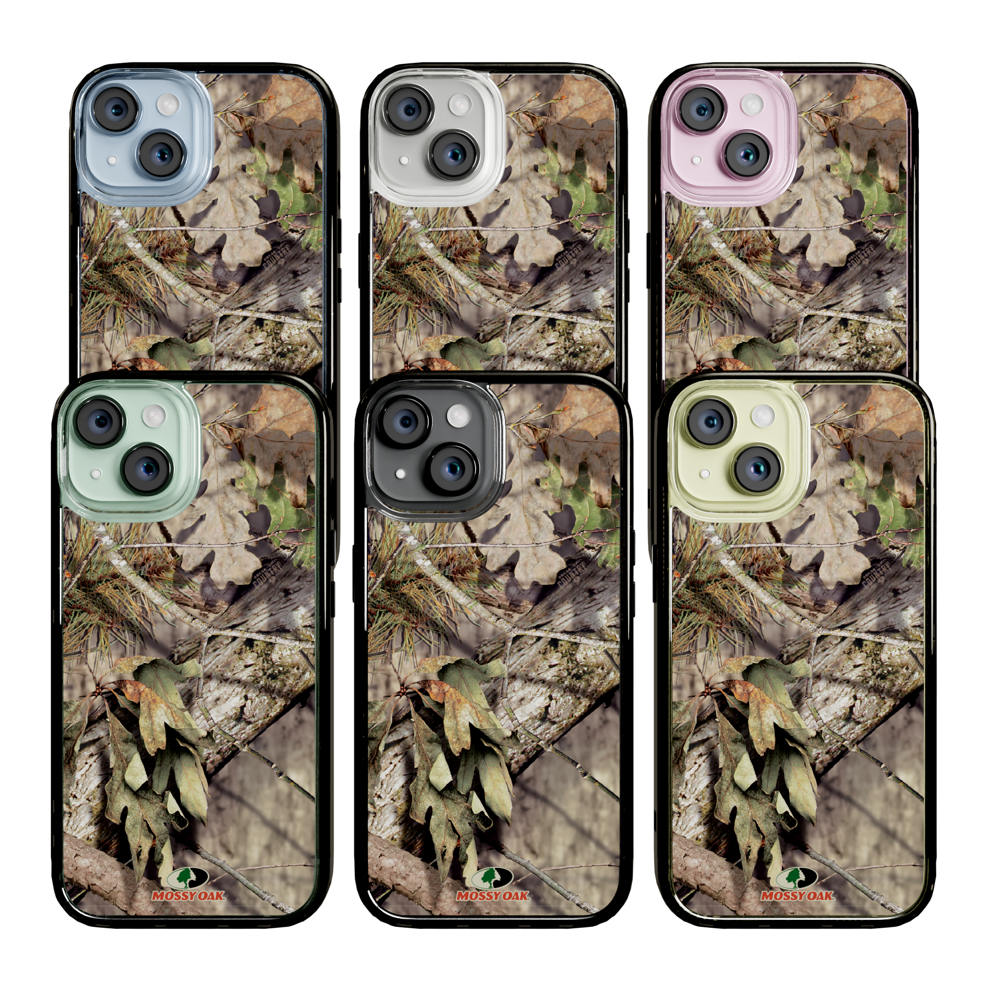 Mossy Oak Magnitude Series for Apple iPhone 15 - Breakup Country Onyx Black