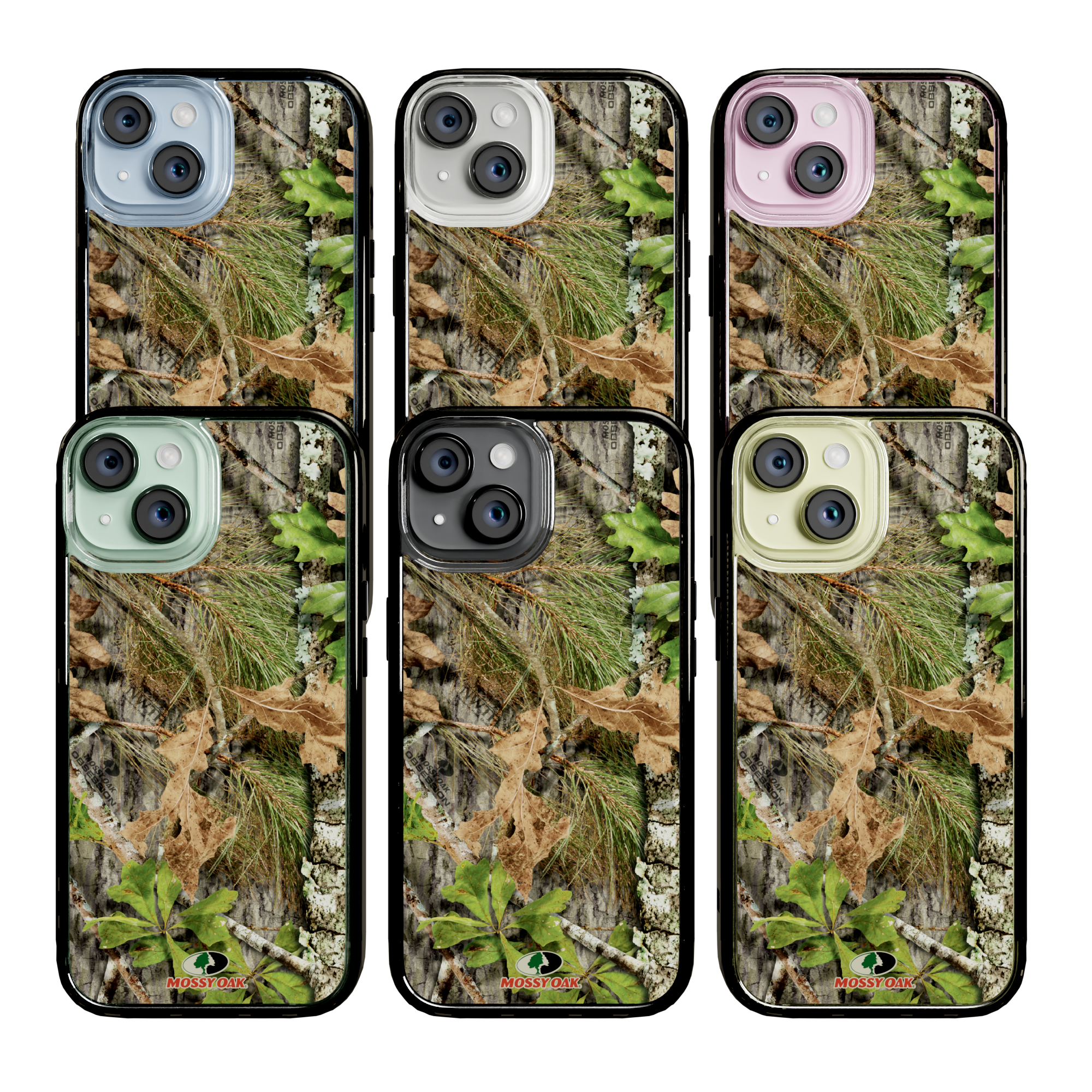 Mossy Oak Magnitude Series for Apple iPhone 15 - Obsession Onyx Black