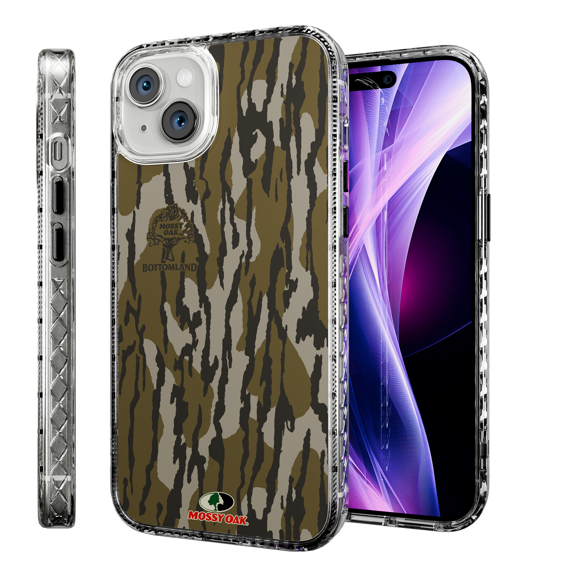 Mossy Oak Magnitude Case for Apple iPhone 15 Plus - Bottomland Orig