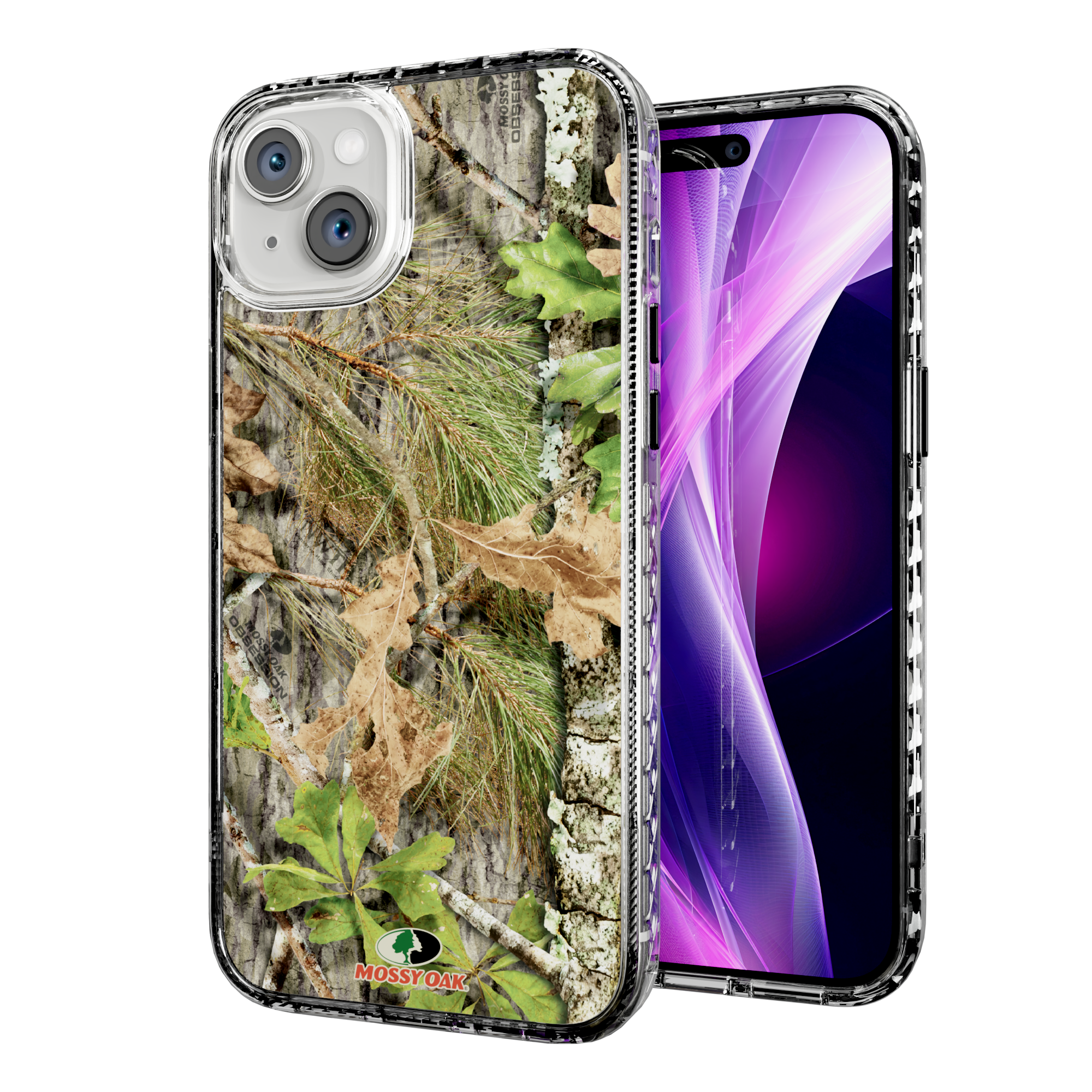 Mossy Oak Magnitude Series for Apple iPhone 15 Plus - Obsession Crystal Clear