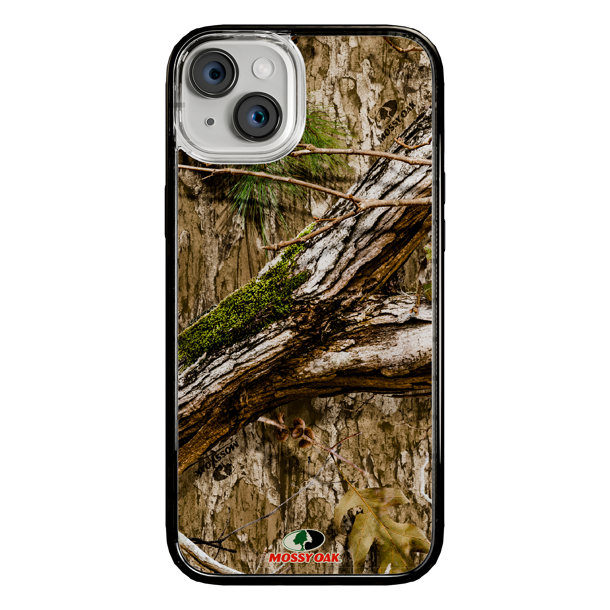 Slim MagSafe® Case for Apple iPhone 15 Plus | Mossy Oak Country DNA Camo Onyx Black