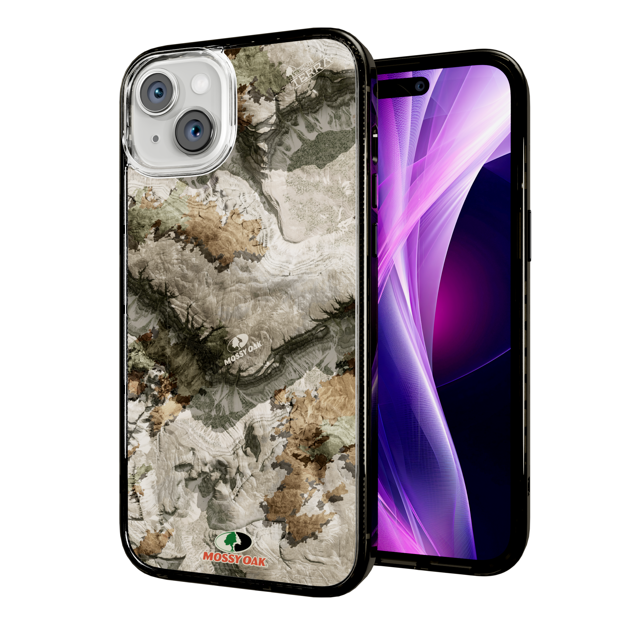 Mossy Oak Magnitude Series for Apple iPhone 15 Plus - Terra Gila Onyx Black