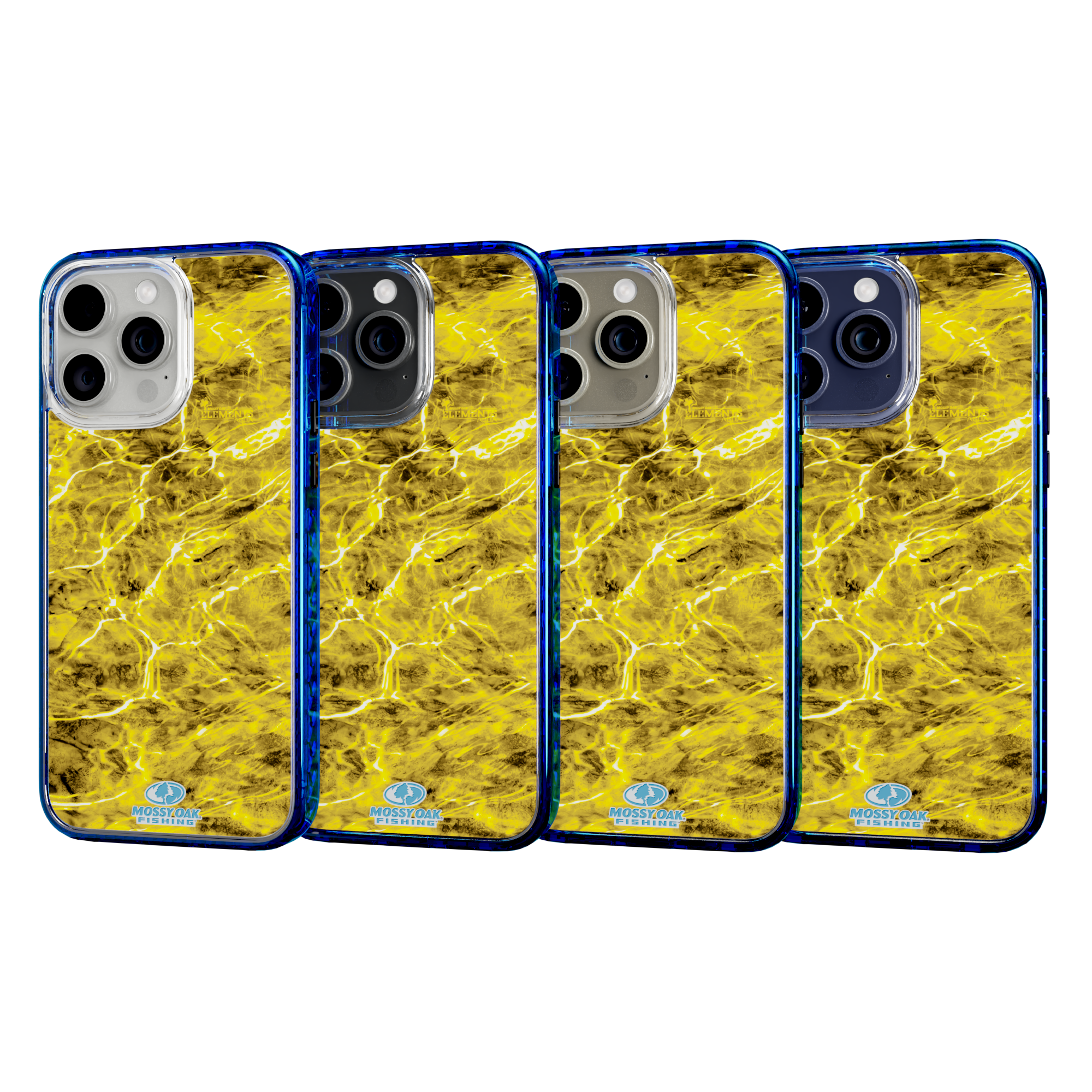 Mossy Oak Magnitude Series for Apple iPhone 15 Pro Max - Agua Yellowfin Bermuda Blue