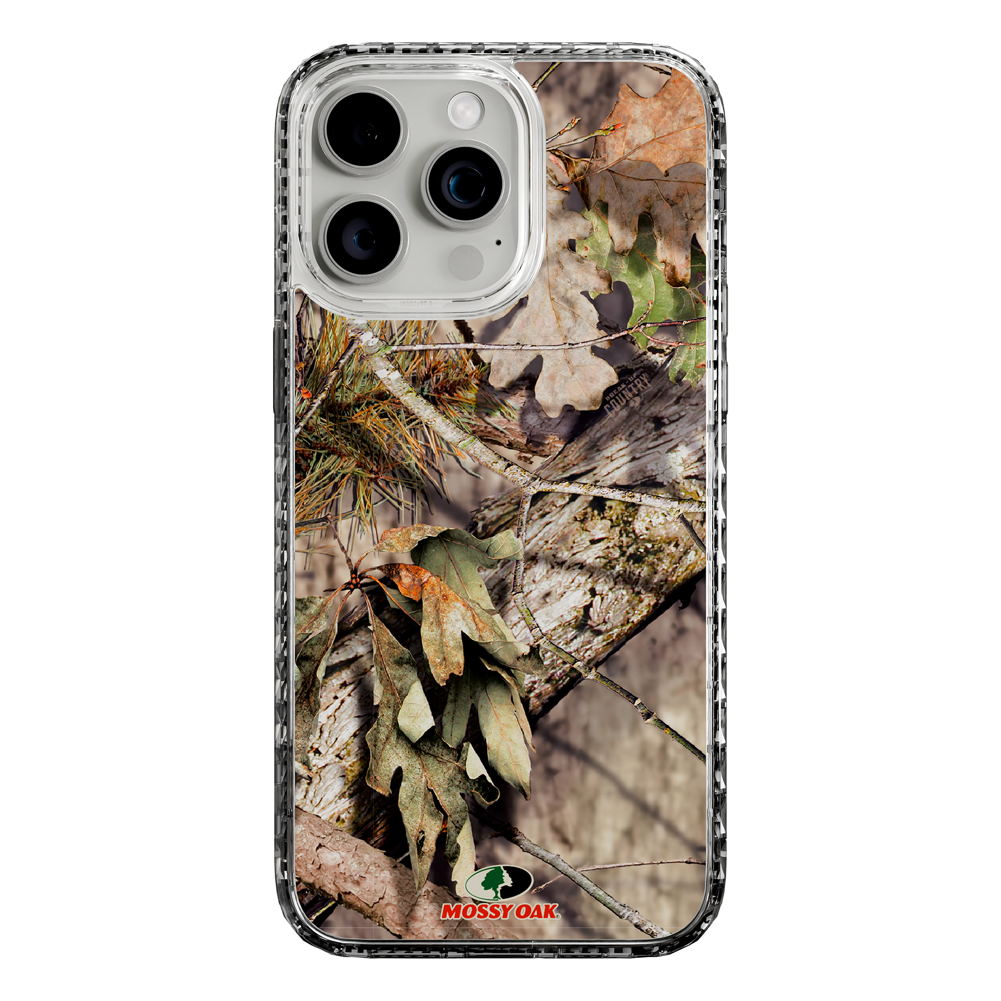 Slim MagSafe® Case for Apple iPhone 15 Pro Max | Mossy Oak Breakup Country Camo Crystal Clear