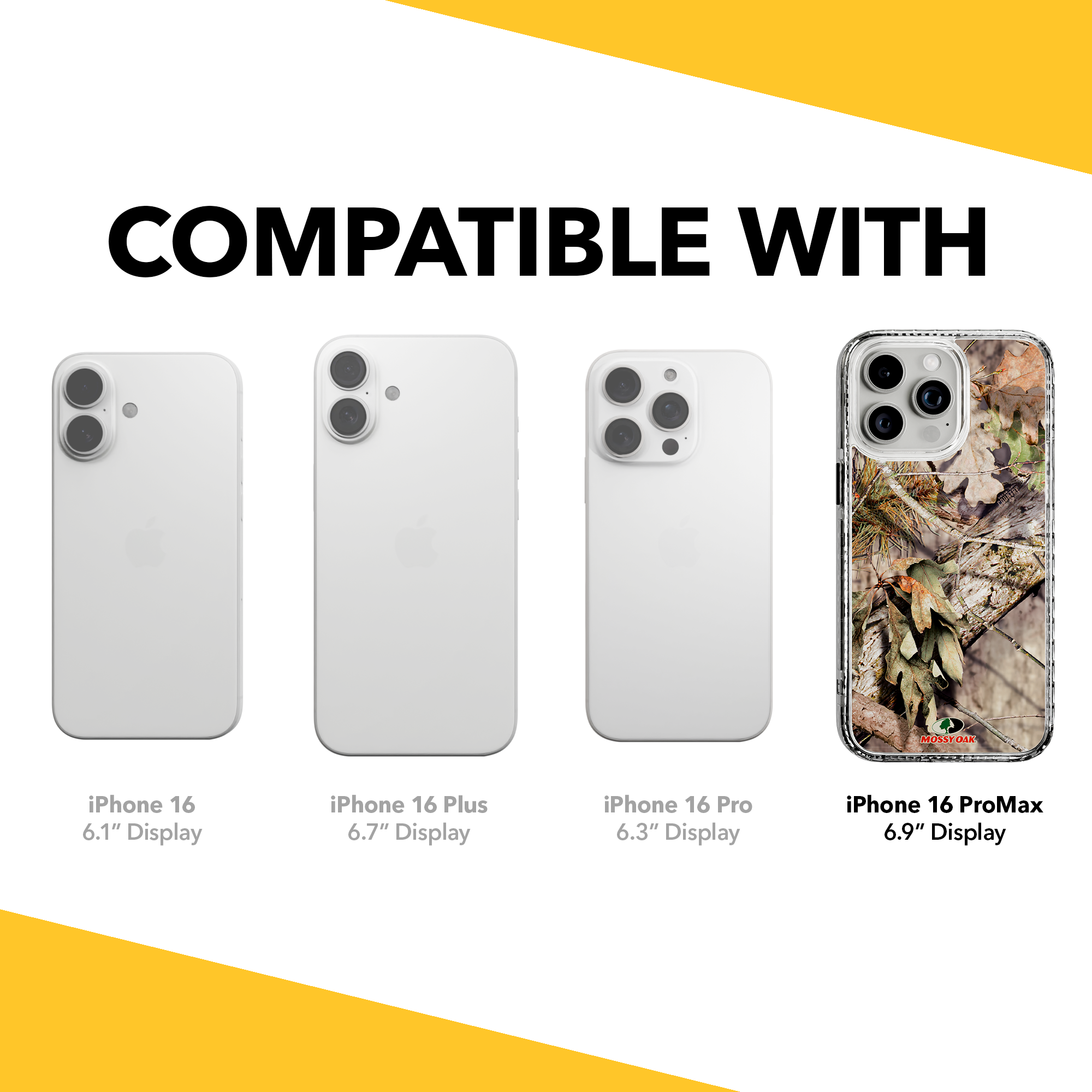 Slim MagSafe® Case for Apple iPhone 15 Pro Max | Mossy Oak Breakup Country Camo Crystal Clear