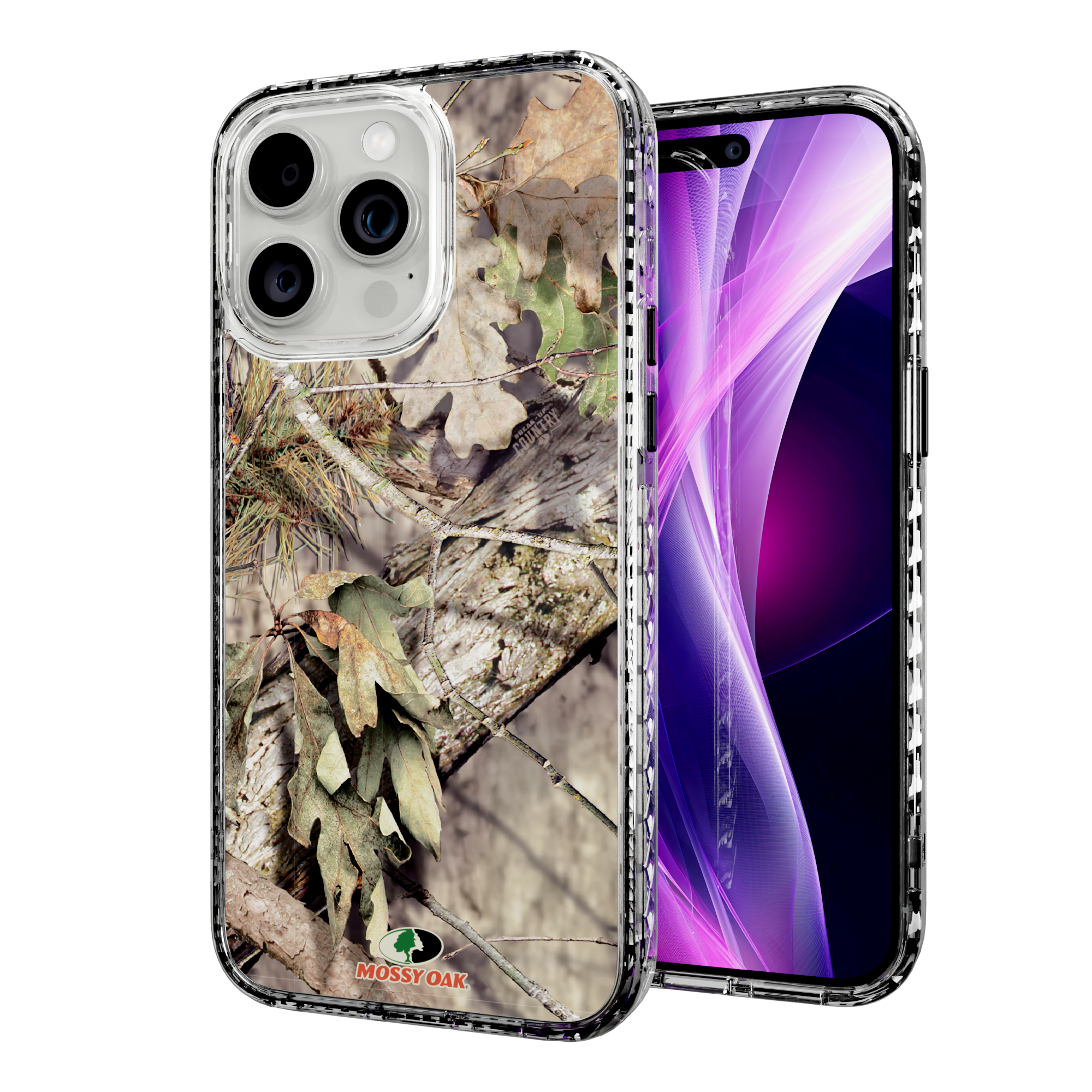 Mossy Oak Magnitude Series for Apple iPhone 15 Pro Max - Breakup Country Crystal Clear