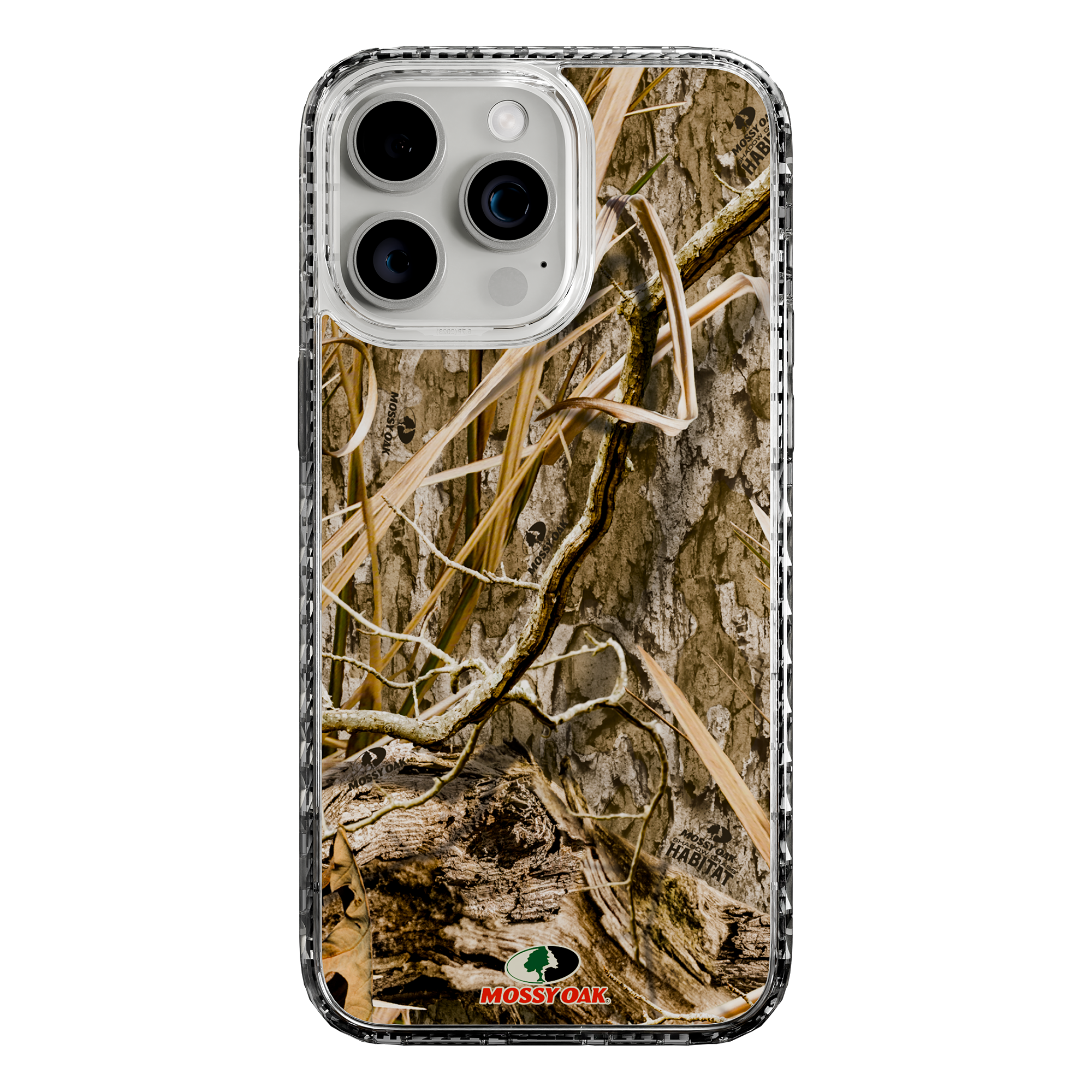 Slim MagSafe® Case for Apple iPhone 15 Pro Max | Mossy Oak Shadow Grass Camo Crystal Clear