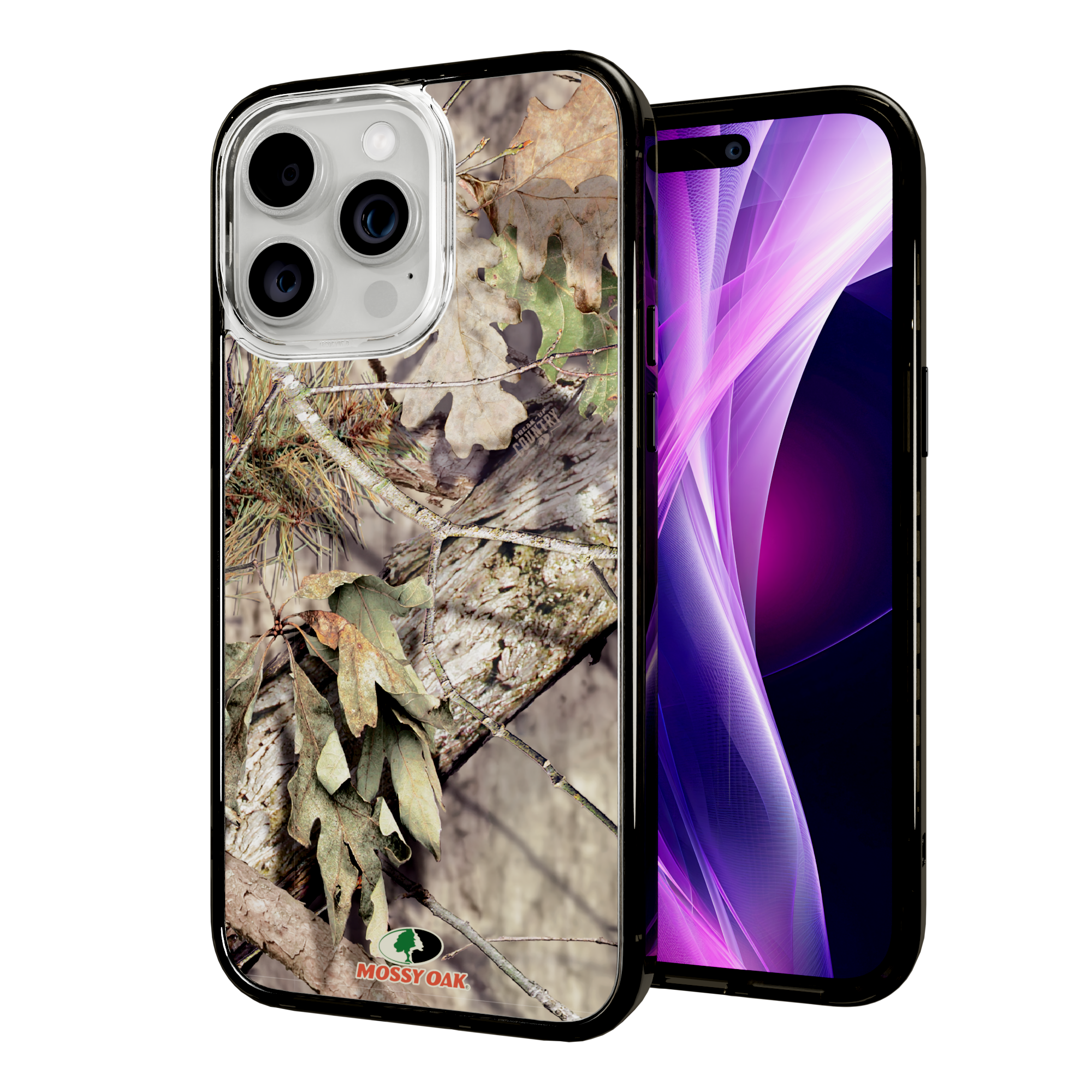 Mossy Oak Magnitude Series for Apple iPhone 15 Pro Max - Breakup Country Onyx Black
