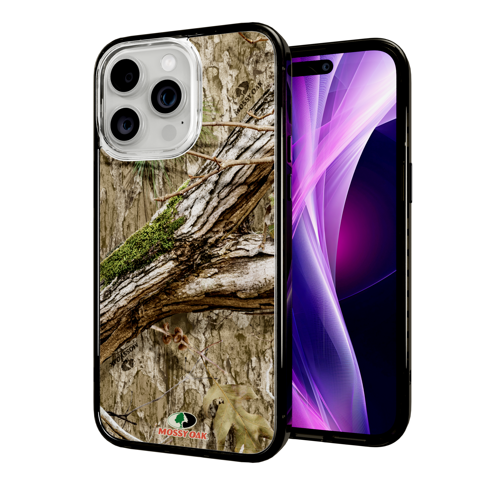 Mossy Oak Magnitude Series for Apple iPhone 15 Pro Max - Country DNA Onyx Black