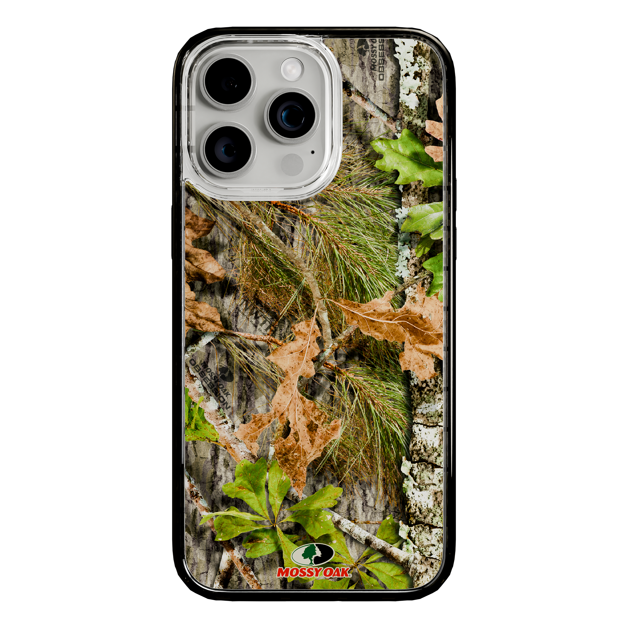 Slim MagSafe® Case for Apple iPhone 15 Pro Max | Mossy Oak Obsession Camo Onyx Black