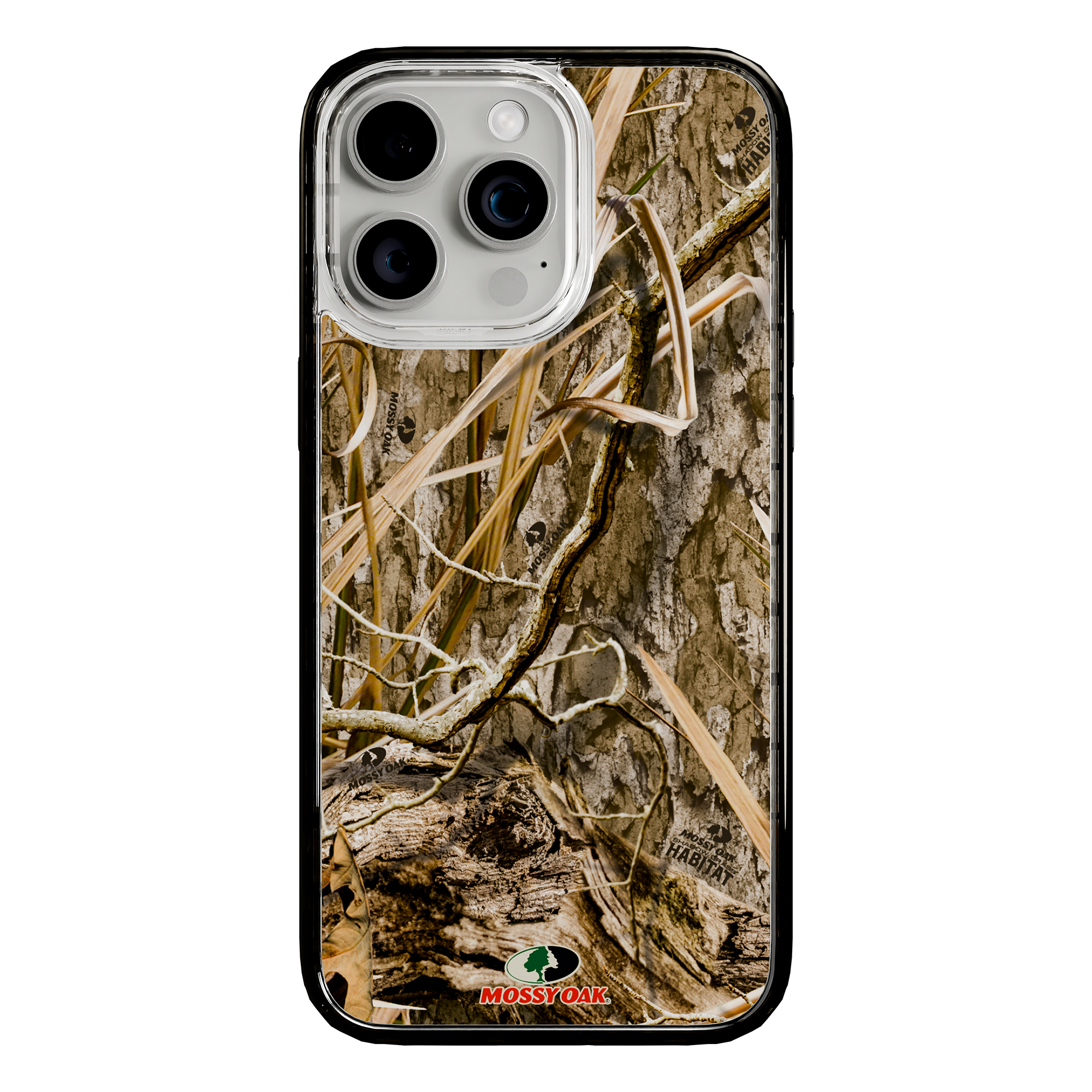 Slim MagSafe® Case for Apple iPhone 15 Pro Max | Mossy Oak Shadow Grass Camo Onyx Black