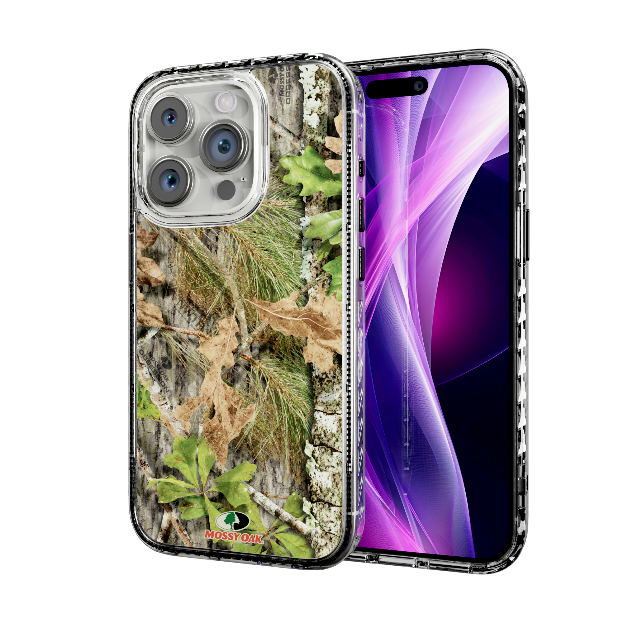 Mossy Oak Magnitude Series for Apple iPhone 15 Pro - Obsession Crystal Clear