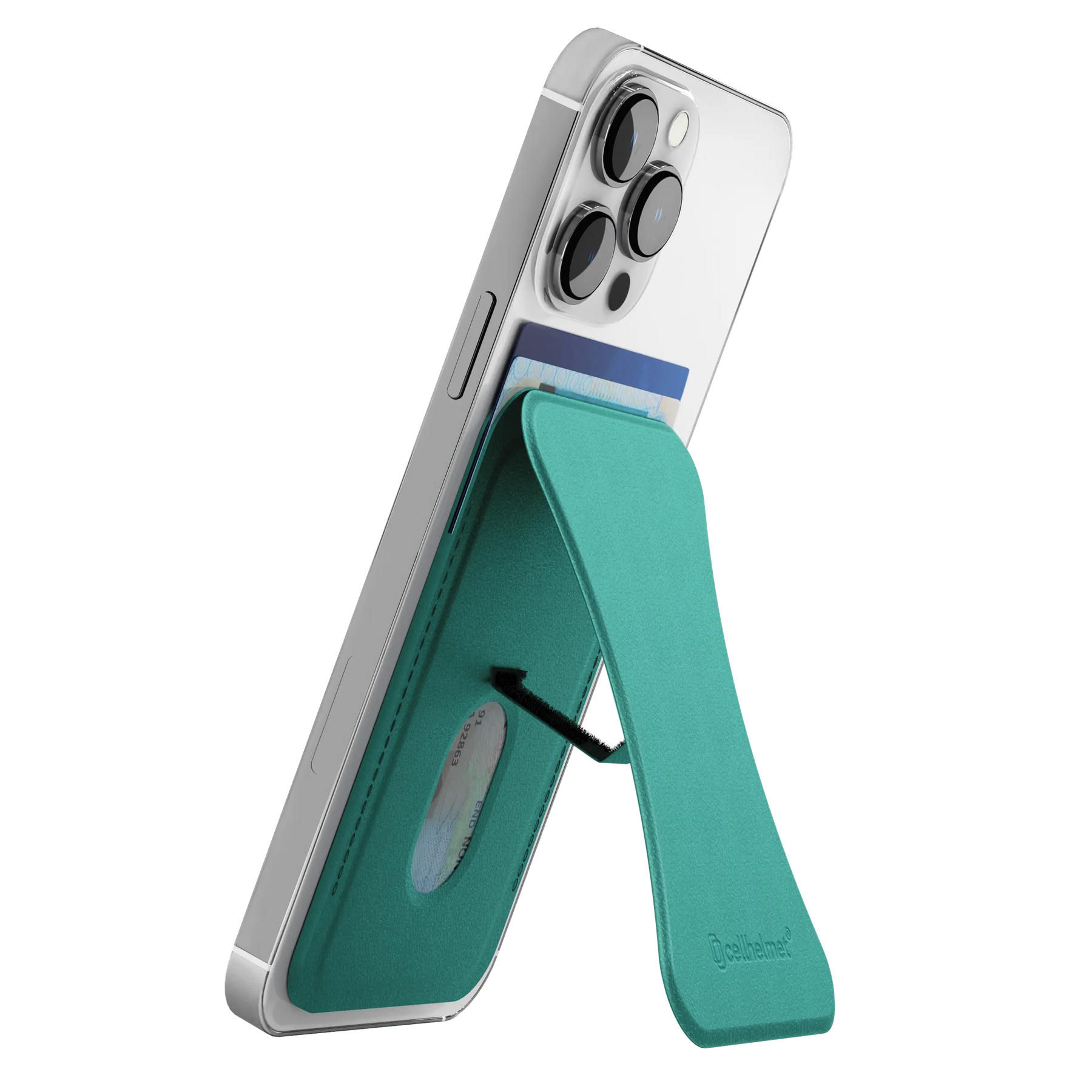 MagSafe Compatible Wallet with Kickstand - Seafoam Green - Wallet - - cellhelmet