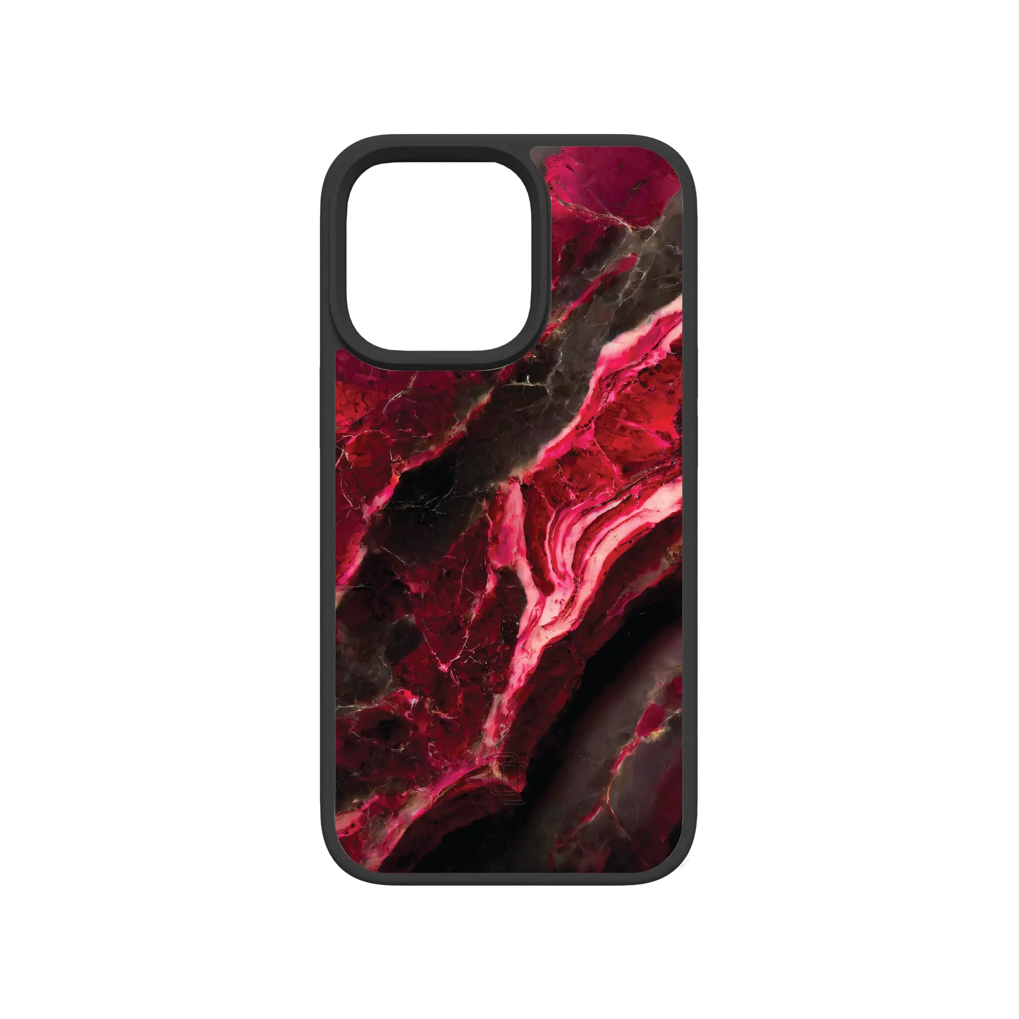 Apple-iPhone-13-Pro-Crystal-Clear Morning Sun | Custom MagSafe Red Marble Case for Apple iPhone 13 Series cellhelmet cellhelmet