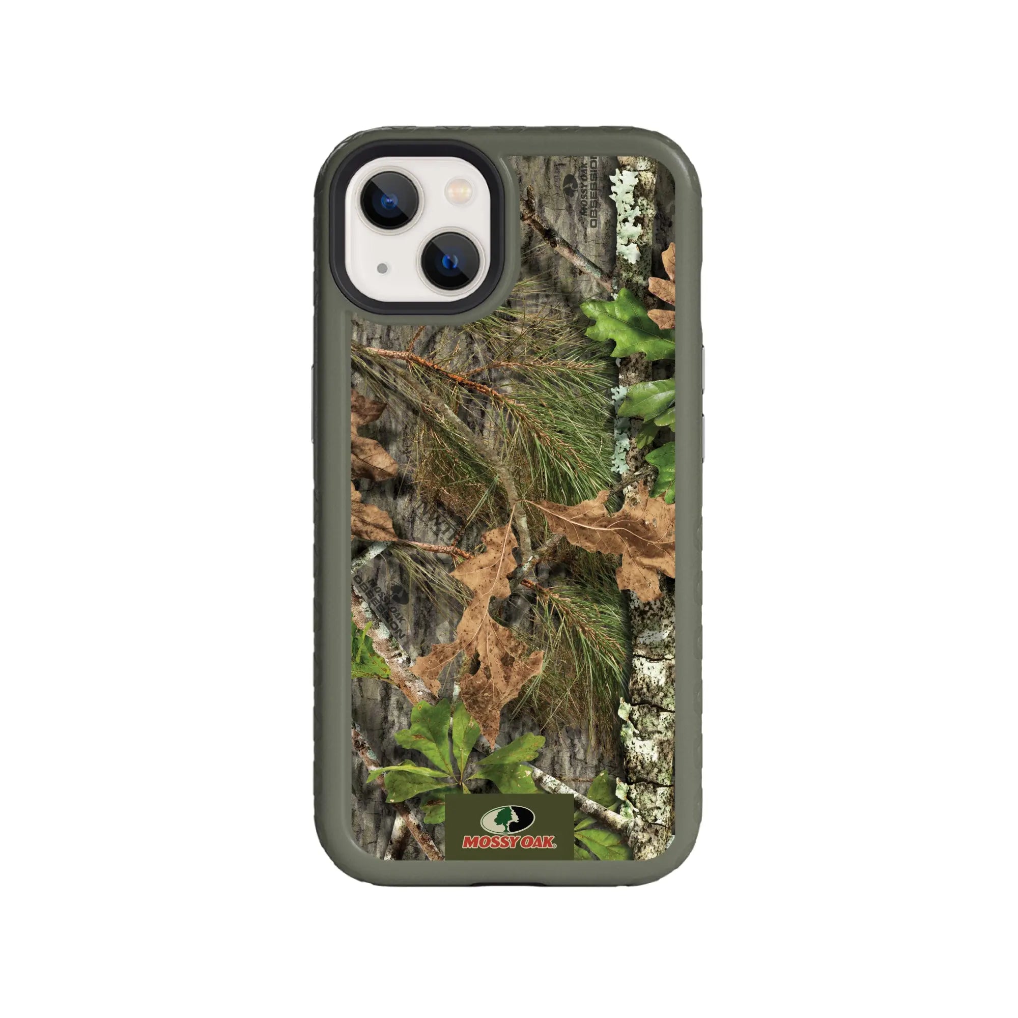 Mossy Oak | MagSafe Dual Layer Case for Apple iPhone 13 | Obsession | Fortitude Series - Custom Case - OliveDrabGreen - cellhelmet