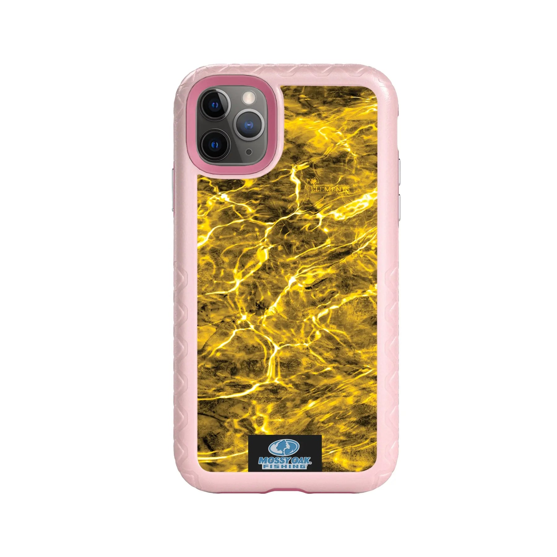 Mossy Oak Fortitude Series for Apple iPhone 11 Pro Max - Agua Yellowfin - Custom Case - PinkMagnolia - cellhelmet